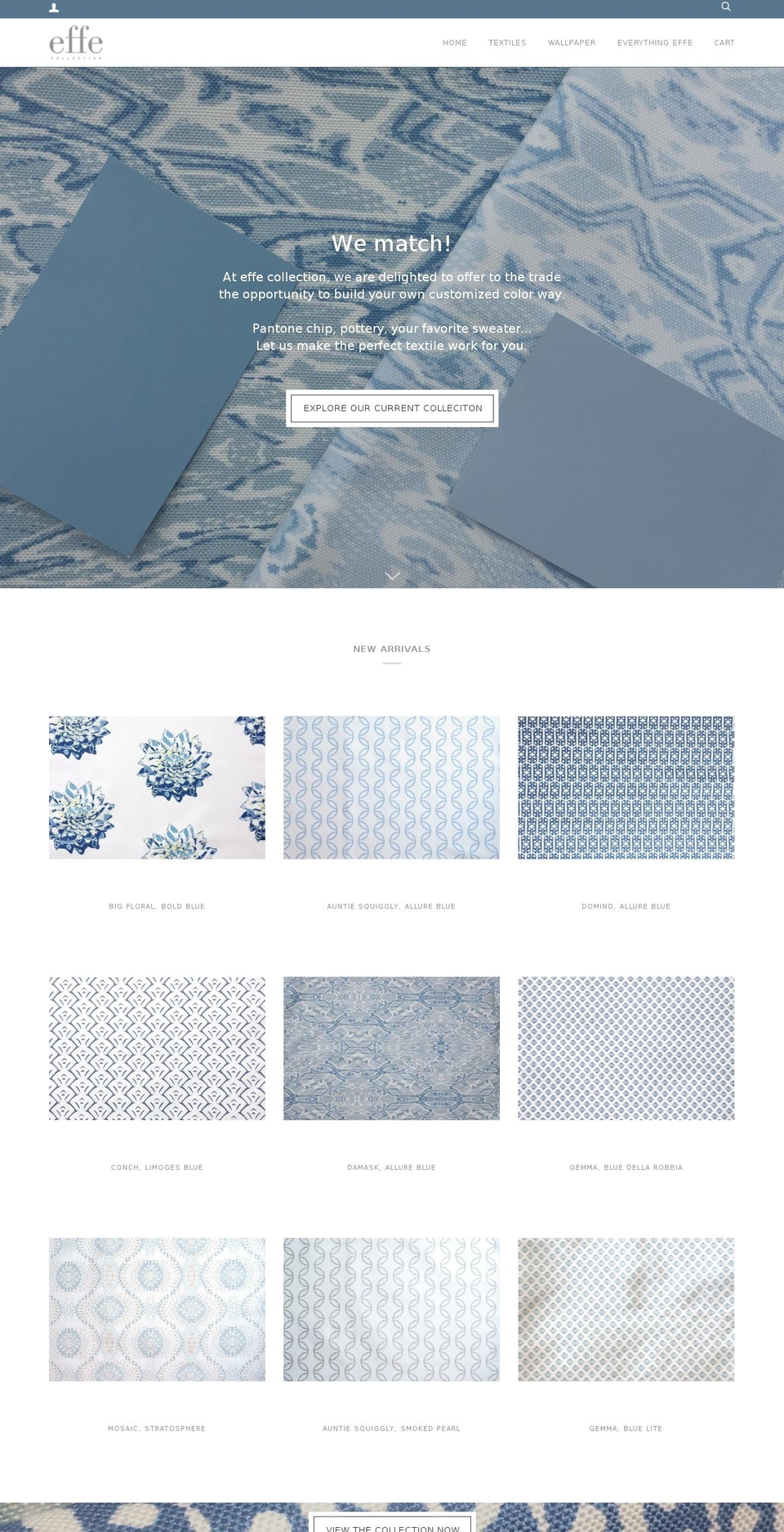 effecollection.com shopify website screenshot