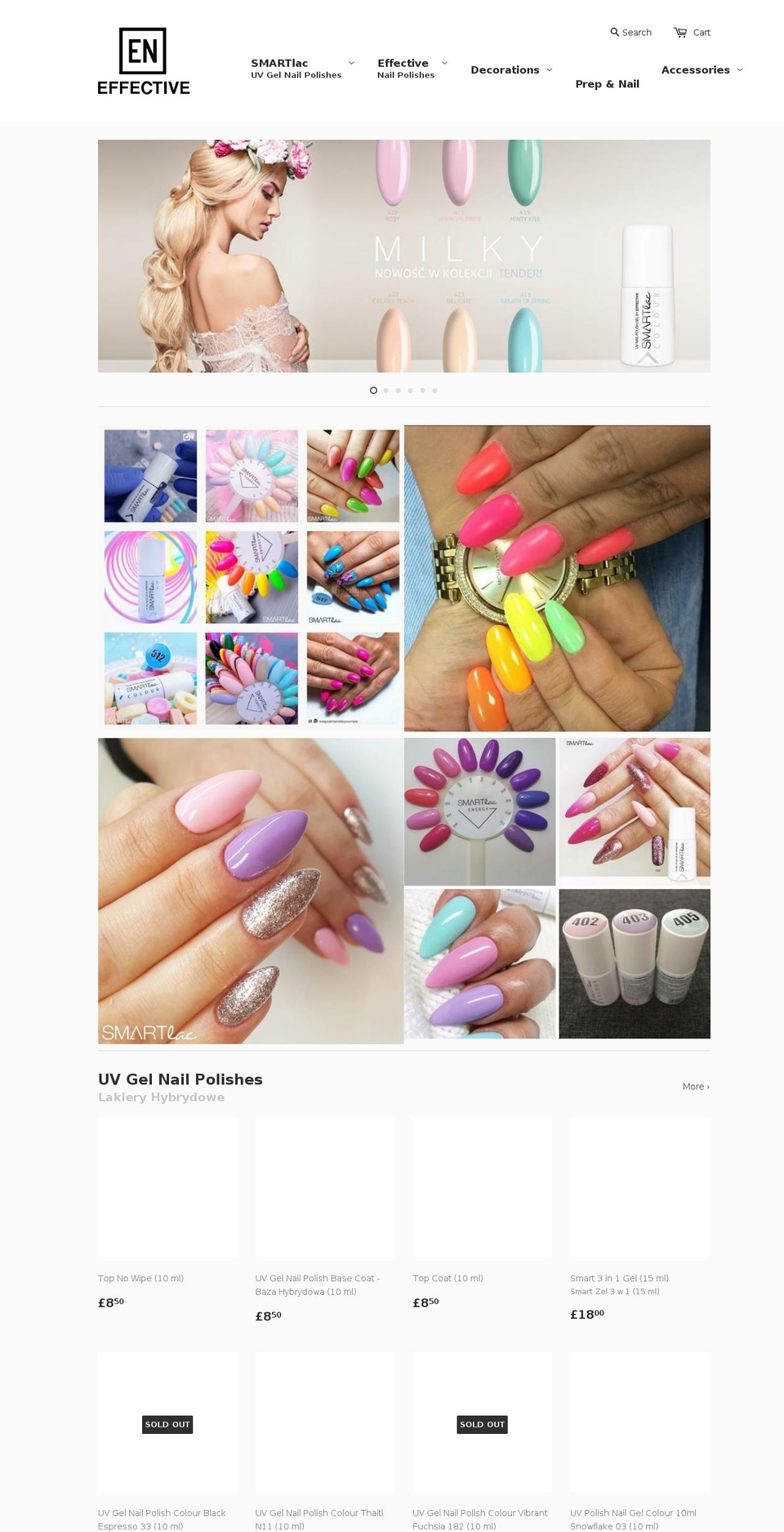 effectivenailsscotland.com — Shopify storefront screenshot