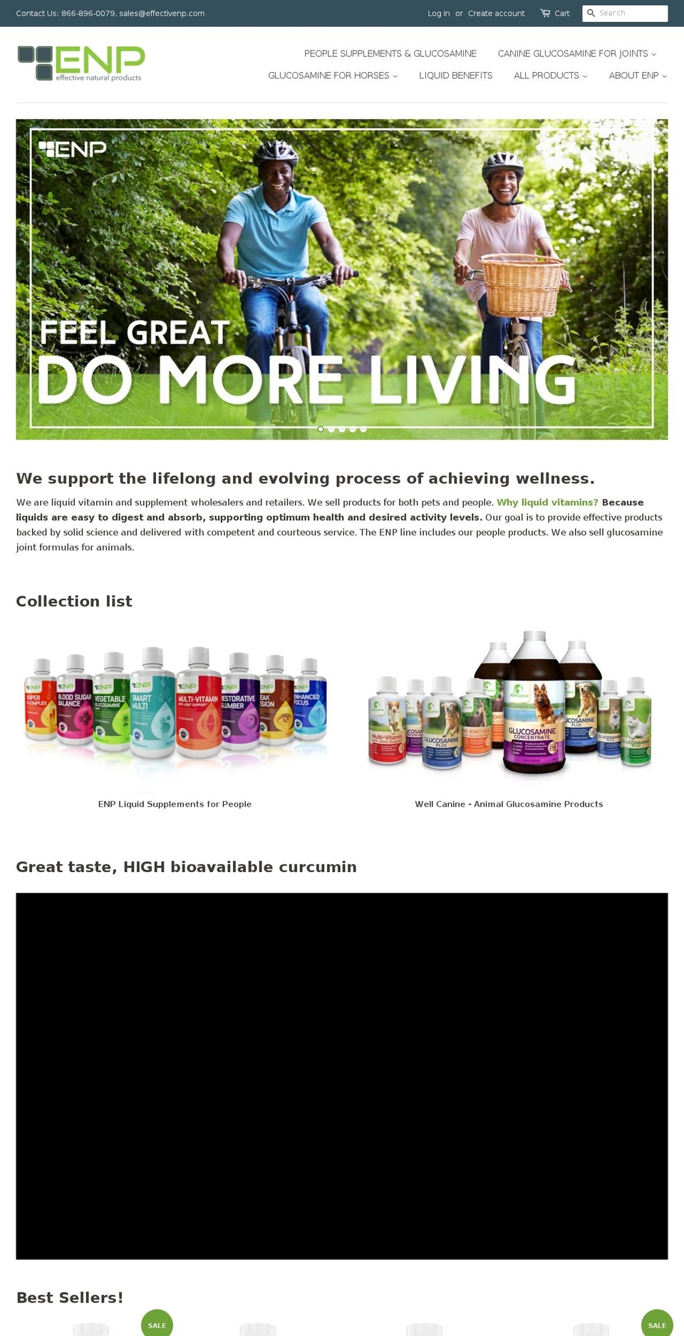 effectivenatural.com — Shopify storefront screenshot