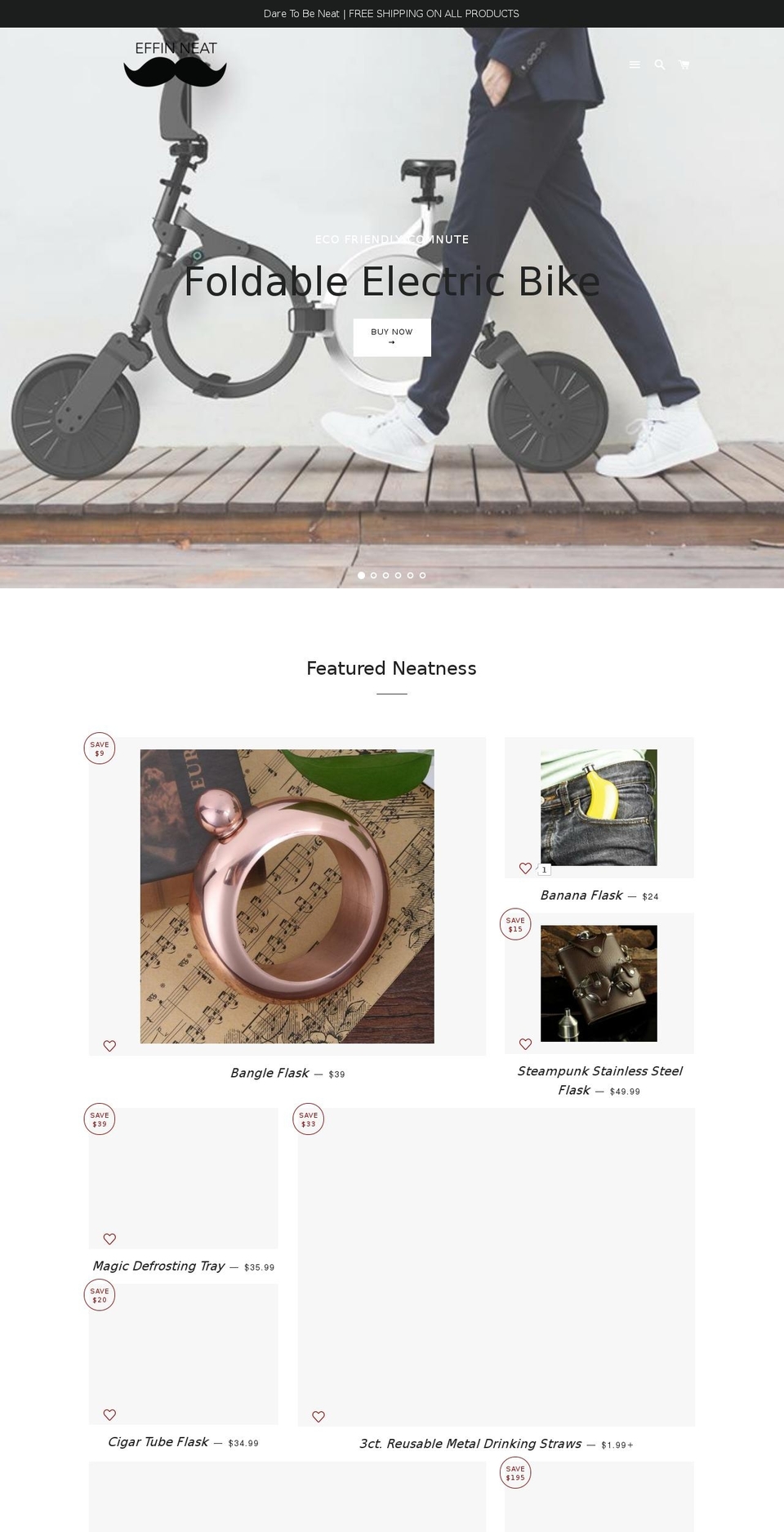 effinneat.com — Shopify storefront screenshot