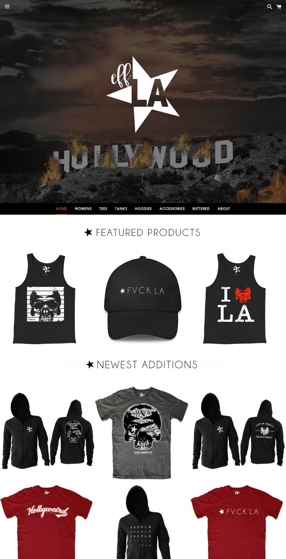 efflosangeles.com — Shopify storefront screenshot
