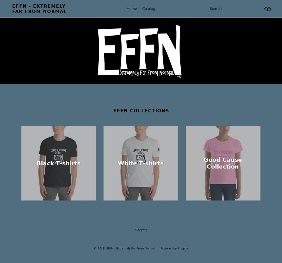 effn.net shopify website screenshot