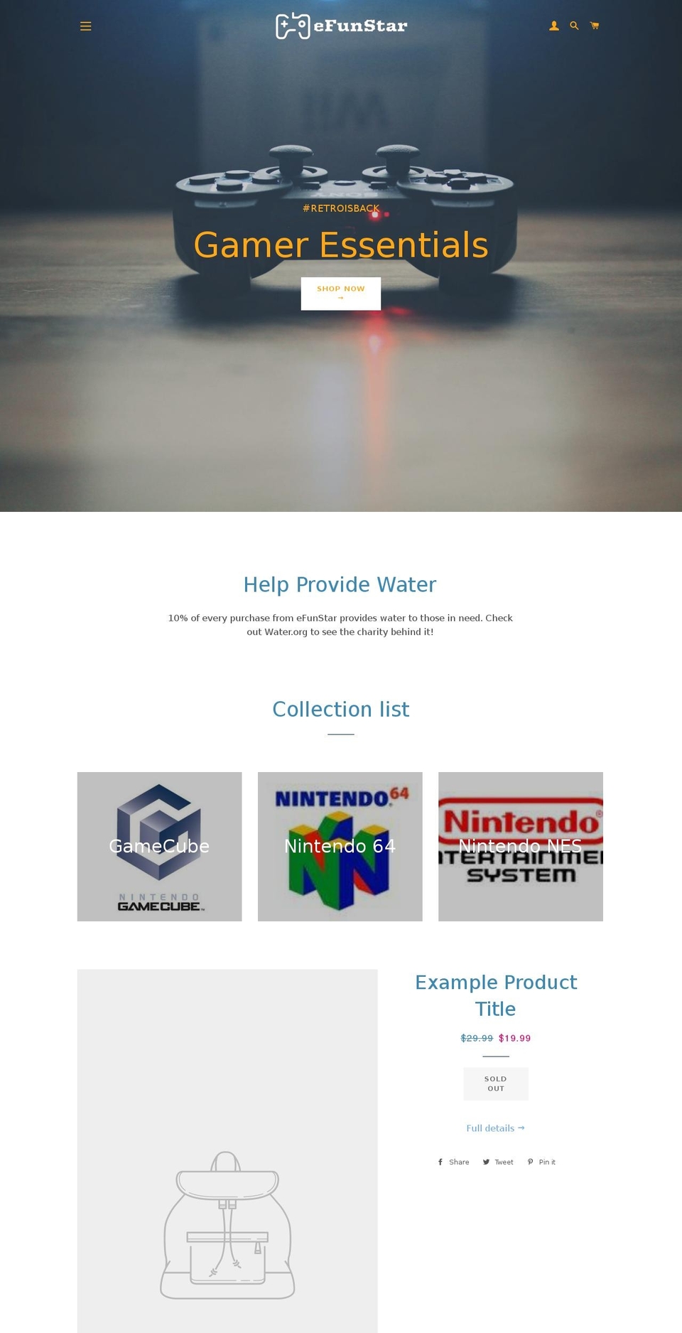 efunstar.com — Shopify storefront screenshot
