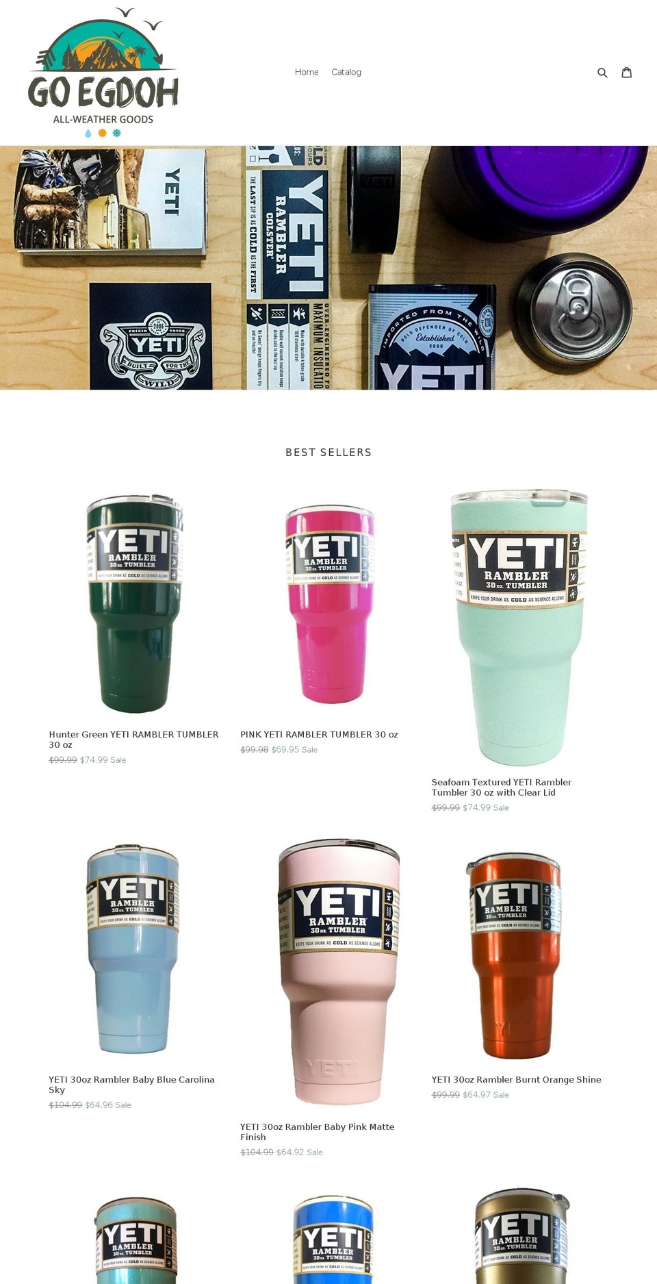 egdohoutfitters.com — Shopify storefront screenshot