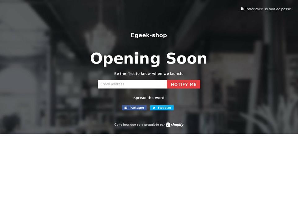 egeek-shop.com — Shopify storefront screenshot