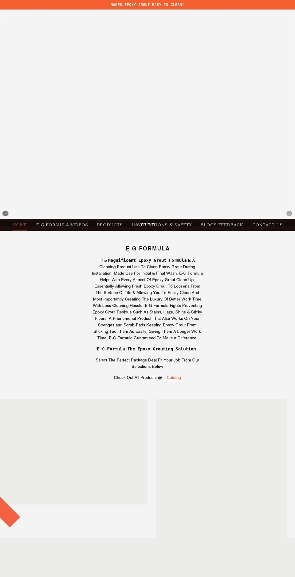 egformula.com shopify website screenshot