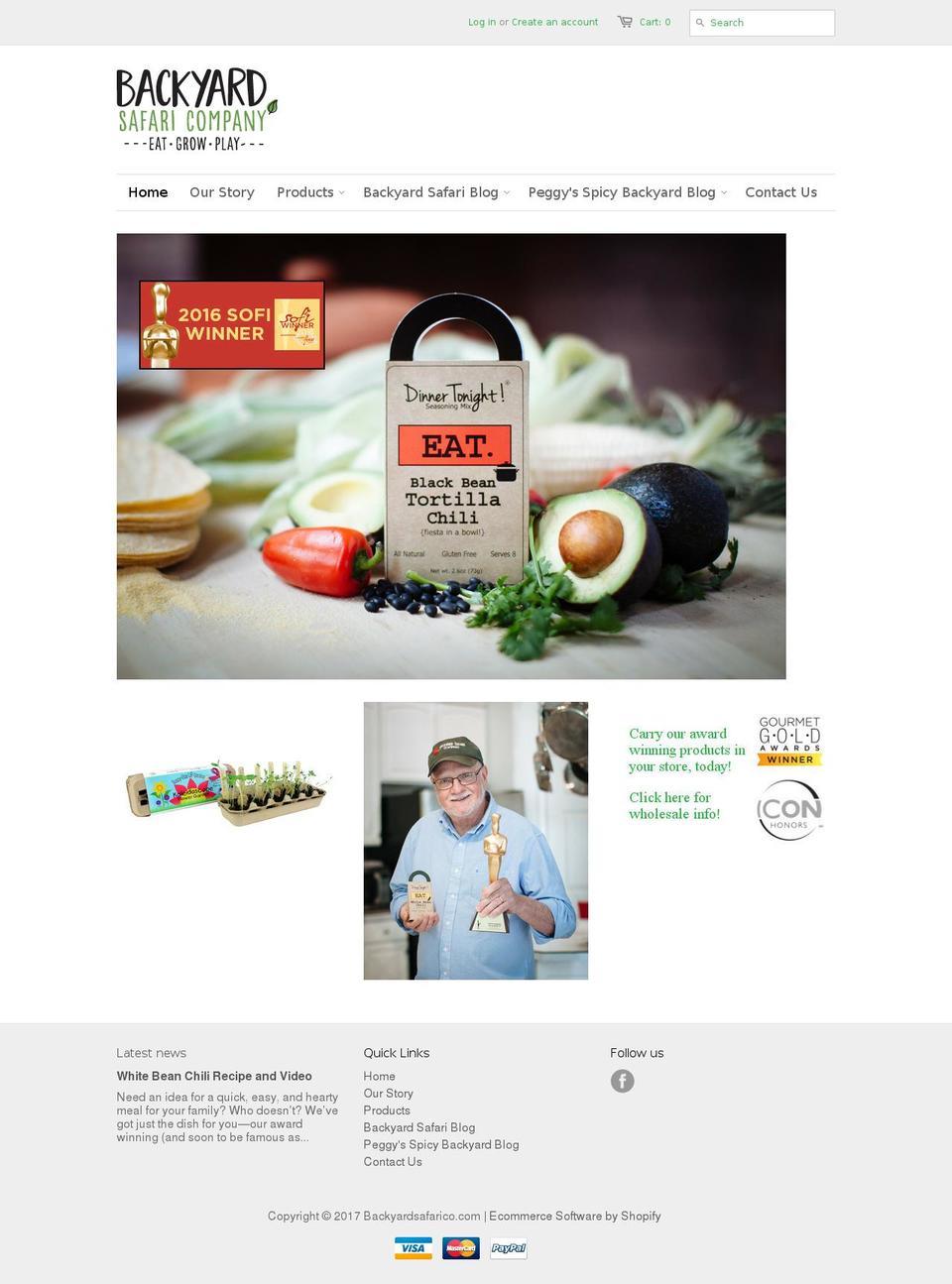 eggcartongarden.com shopify website screenshot