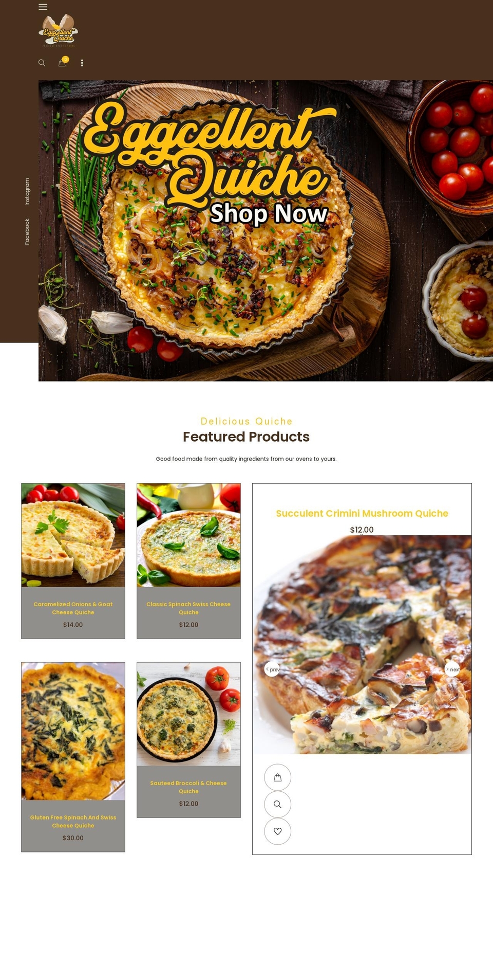 Cs-oars--r Shopify theme site example eggcellentquiche.com