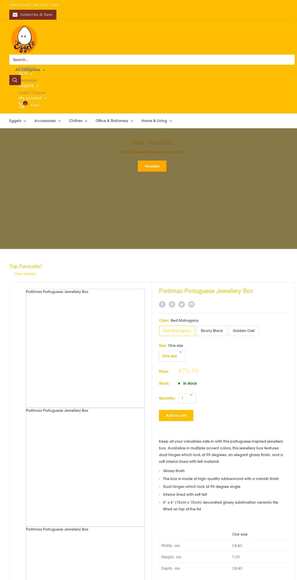 eggelsart.com shopify website screenshot
