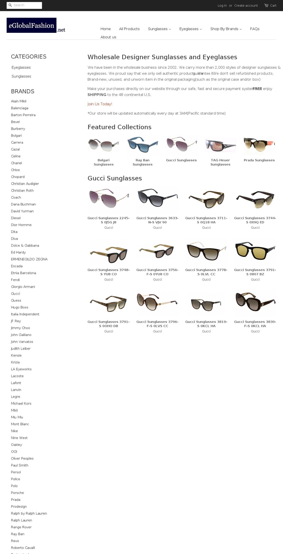Global-Fashion Shopify theme site example eglobalfashion.com
