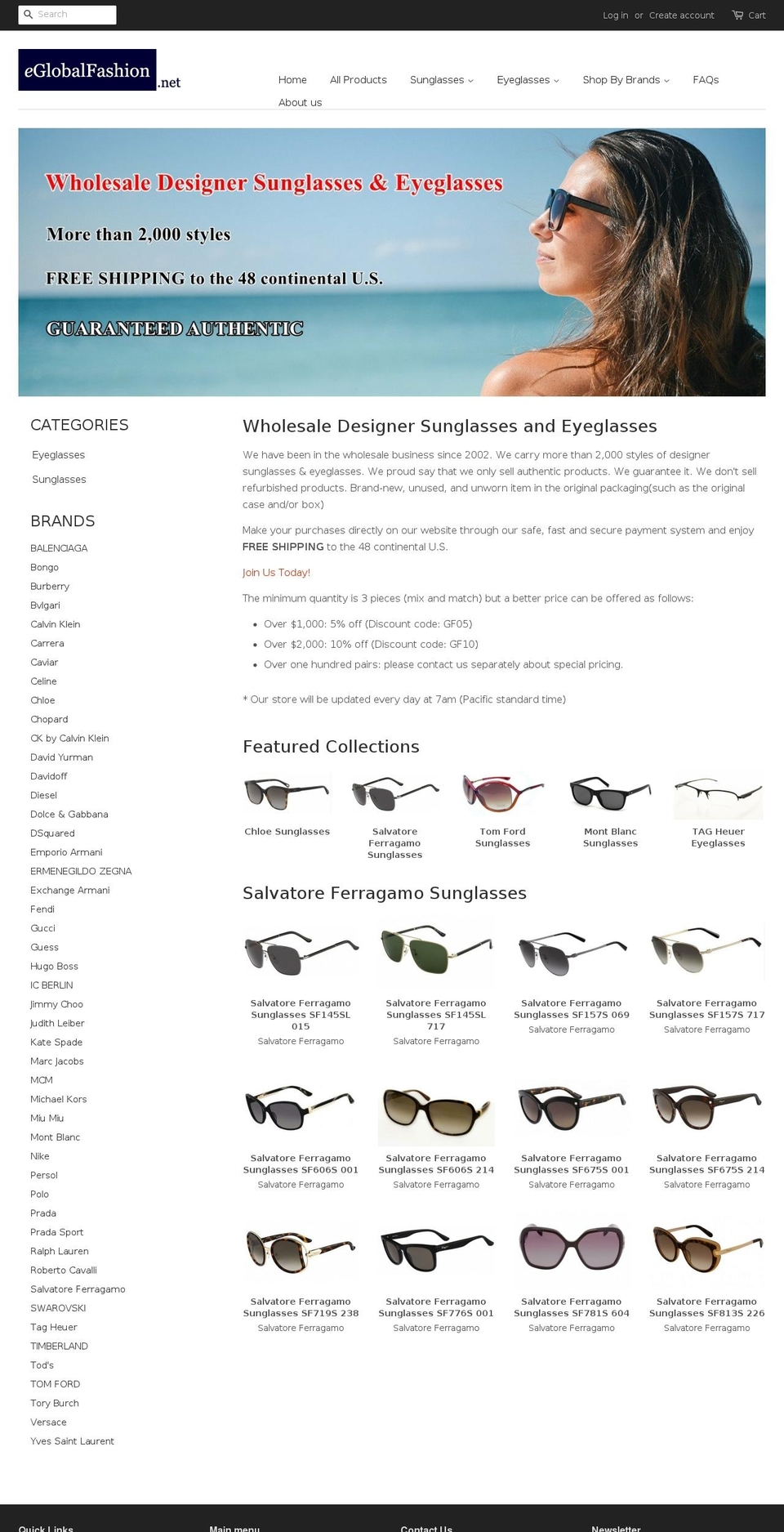 Global-Fashion Shopify theme site example eglobalfashion.net