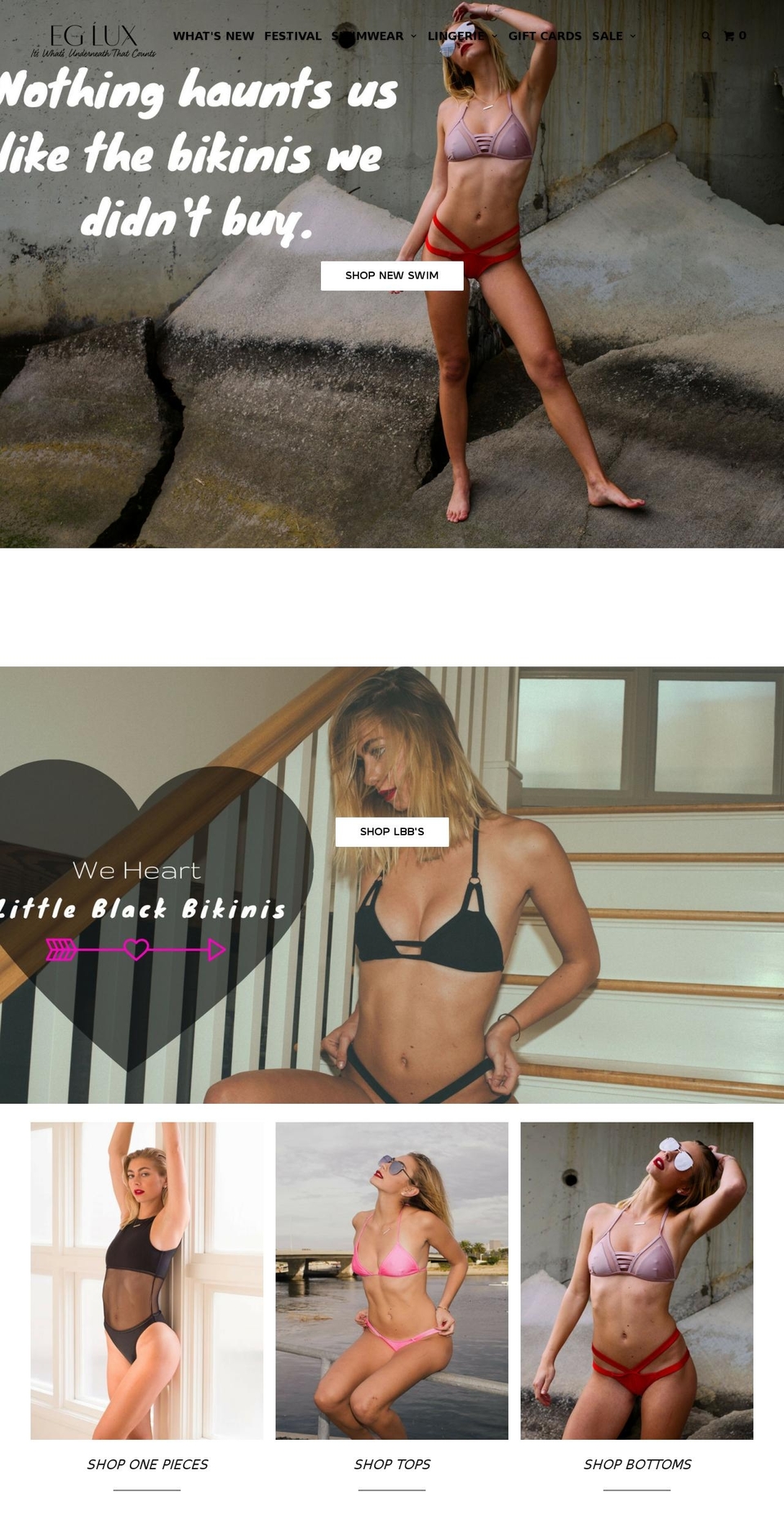 eglux.com shopify website screenshot