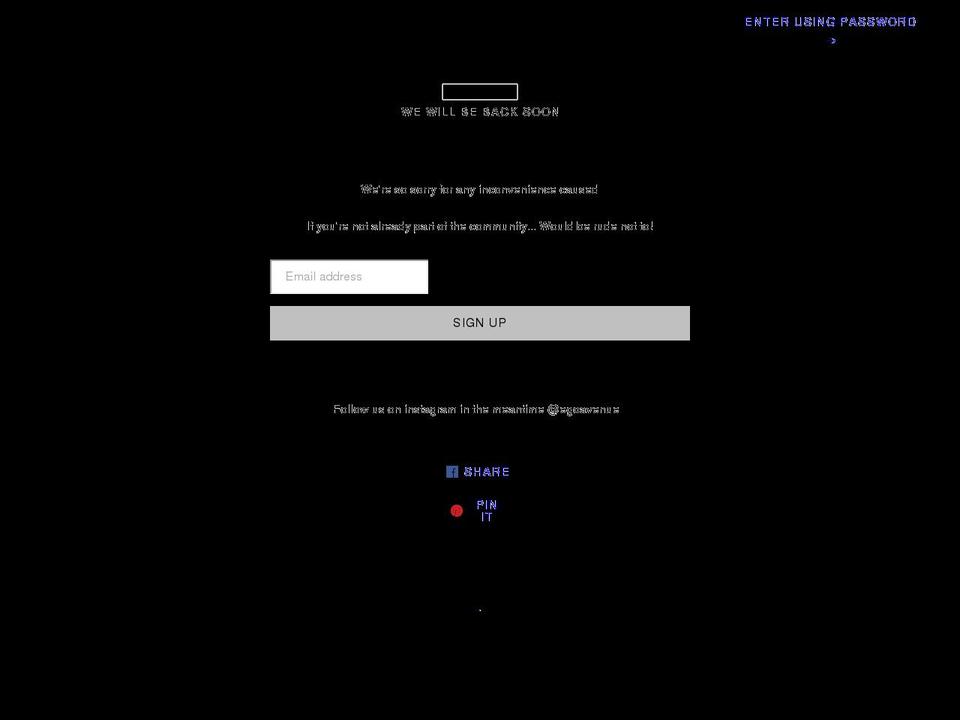 egoavenue.com shopify website screenshot