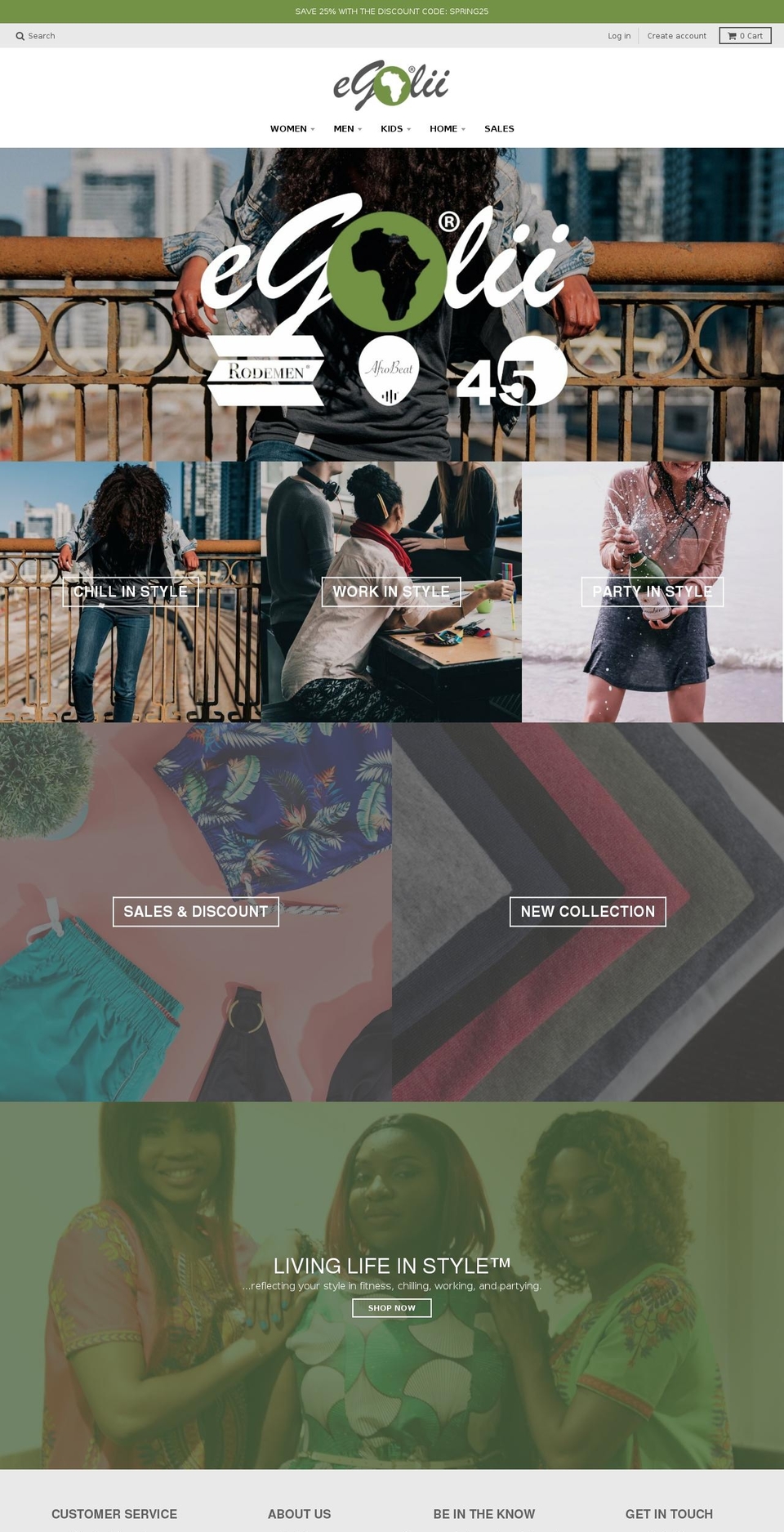 egolii.com — Shopify storefront screenshot