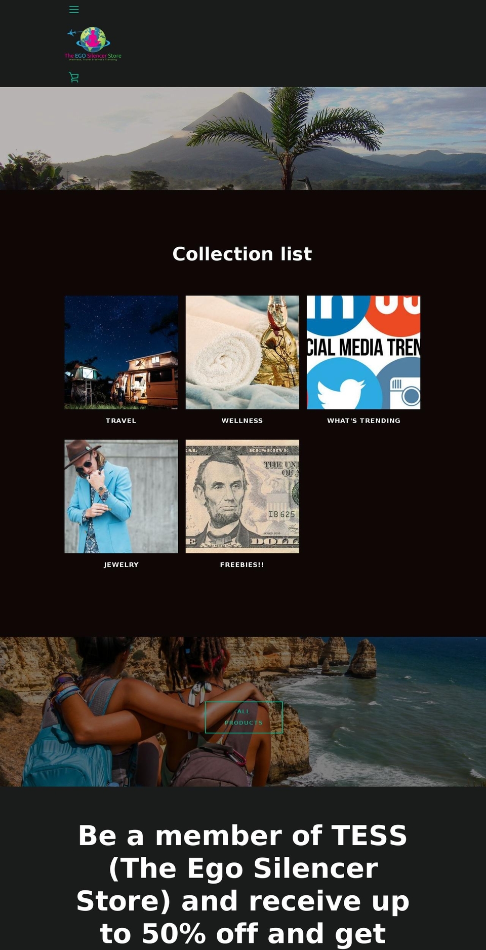 egosilencerstore.com shopify website screenshot