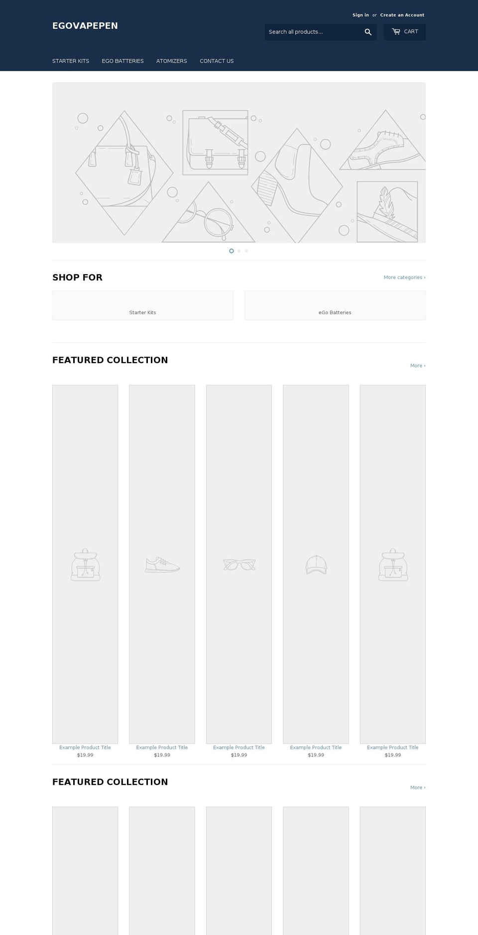 egovapepen.com shopify website screenshot