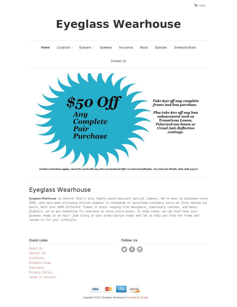egwohio.com shopify website screenshot