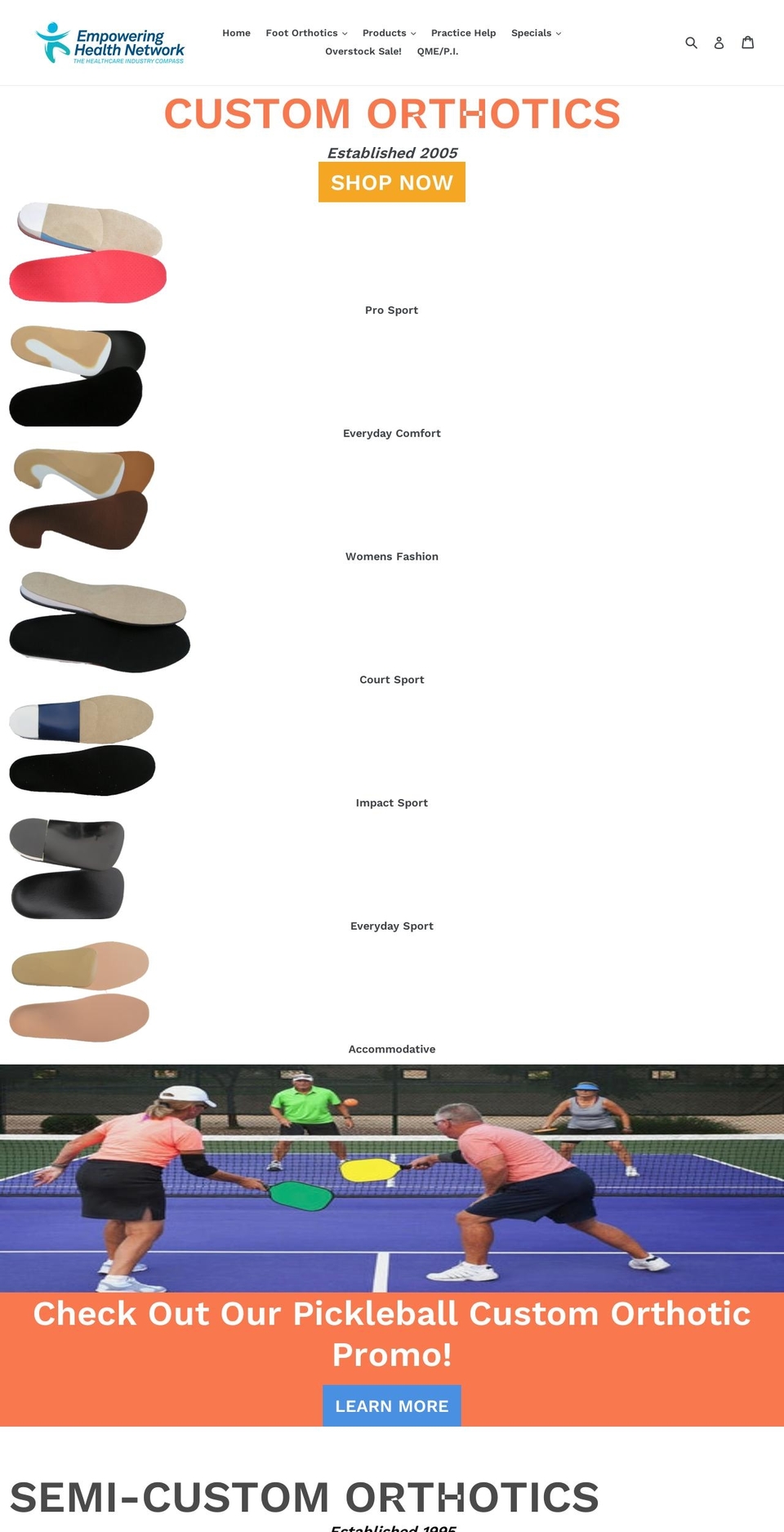 ehnproducts.com — Shopify storefront screenshot