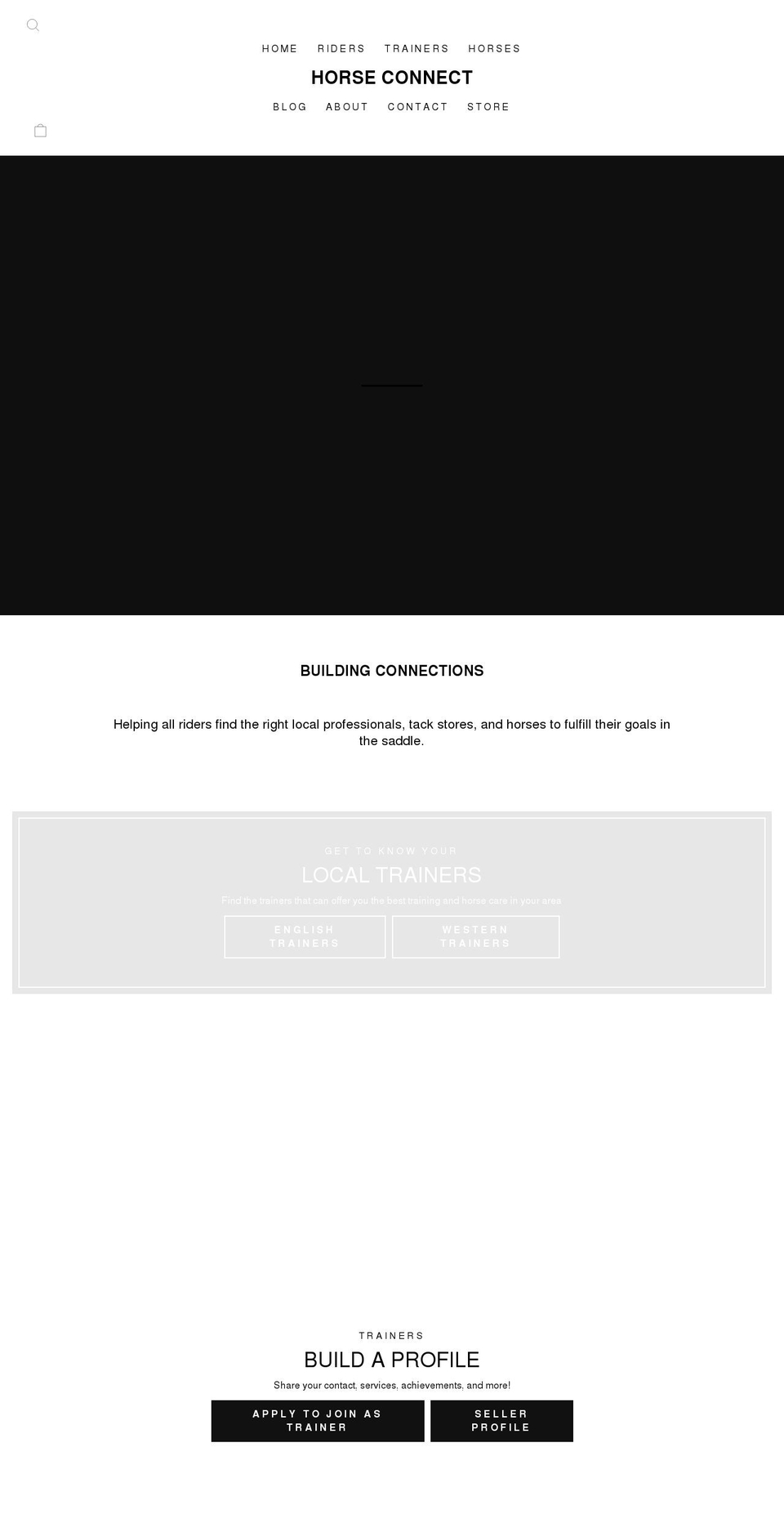 ehorseconnect.com shopify website screenshot