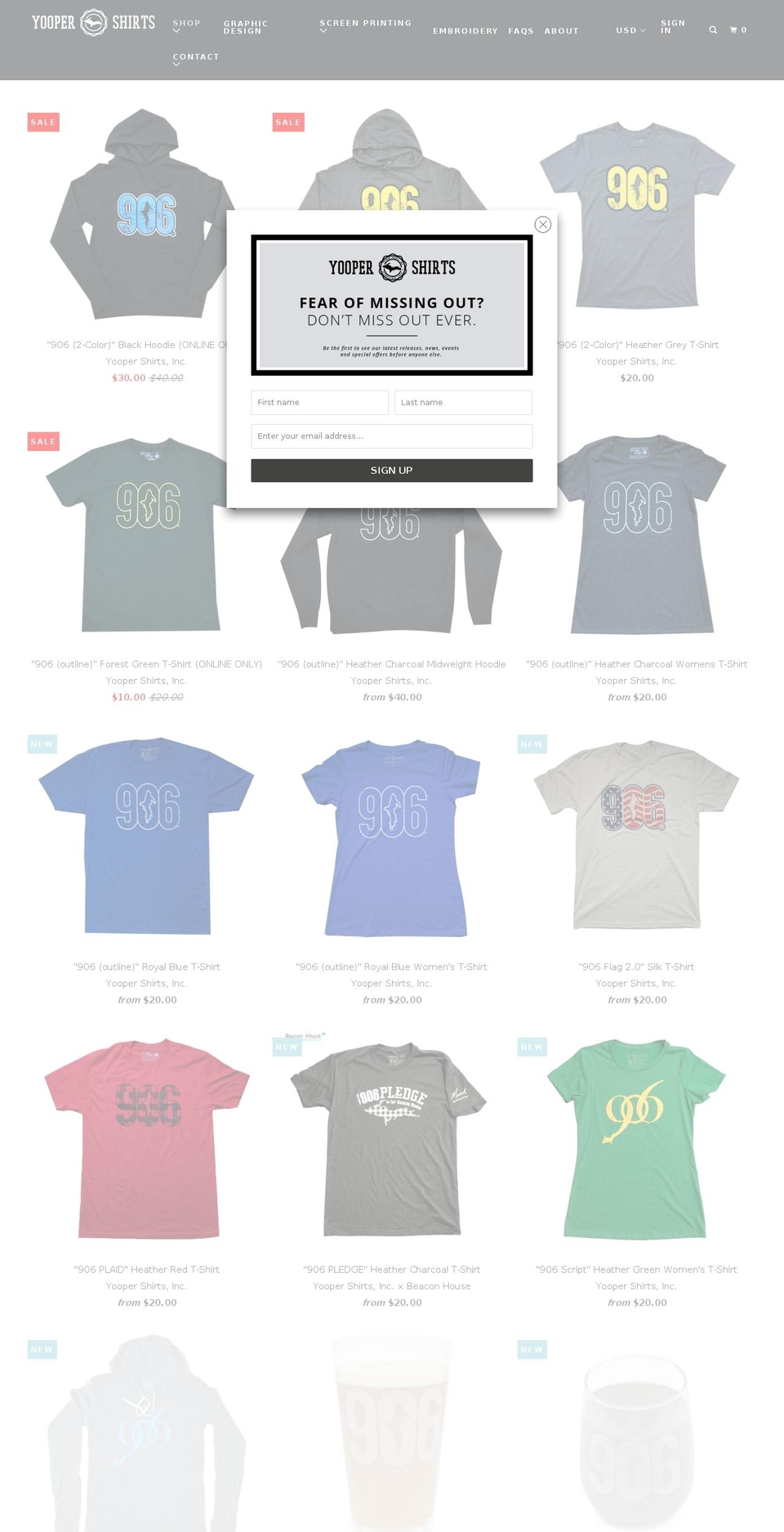 ehteamgear.com — Shopify storefront screenshot