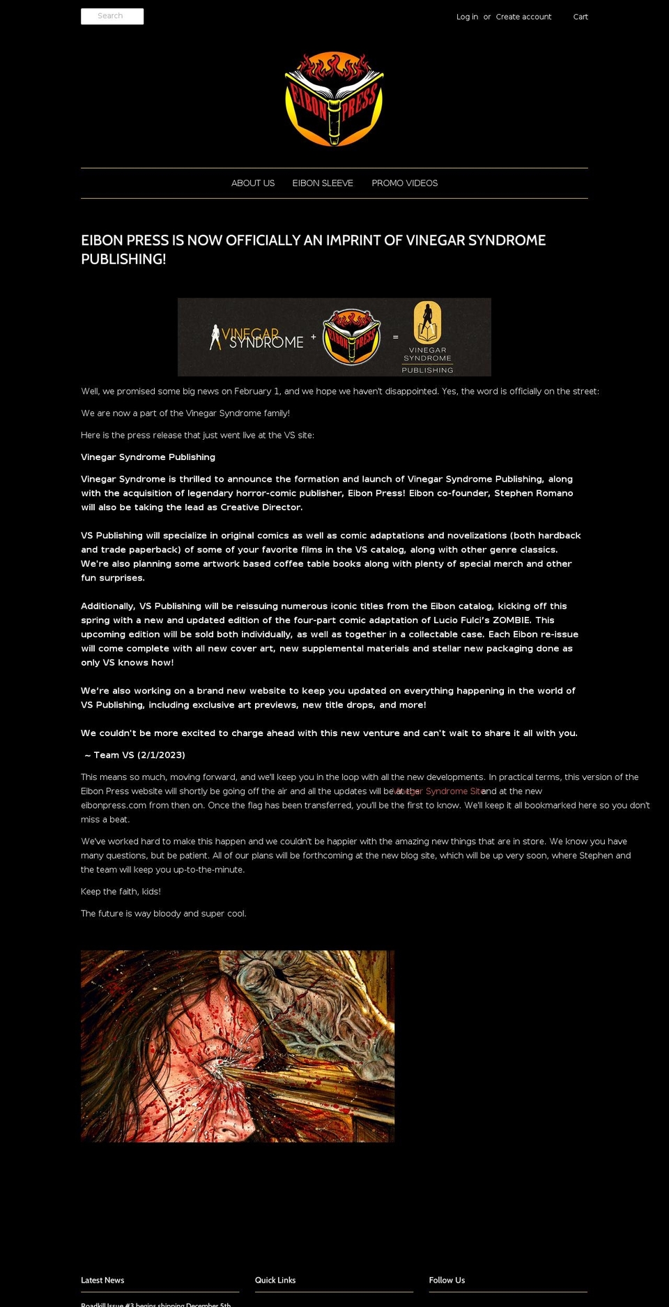 eibonpress.com shopify website screenshot