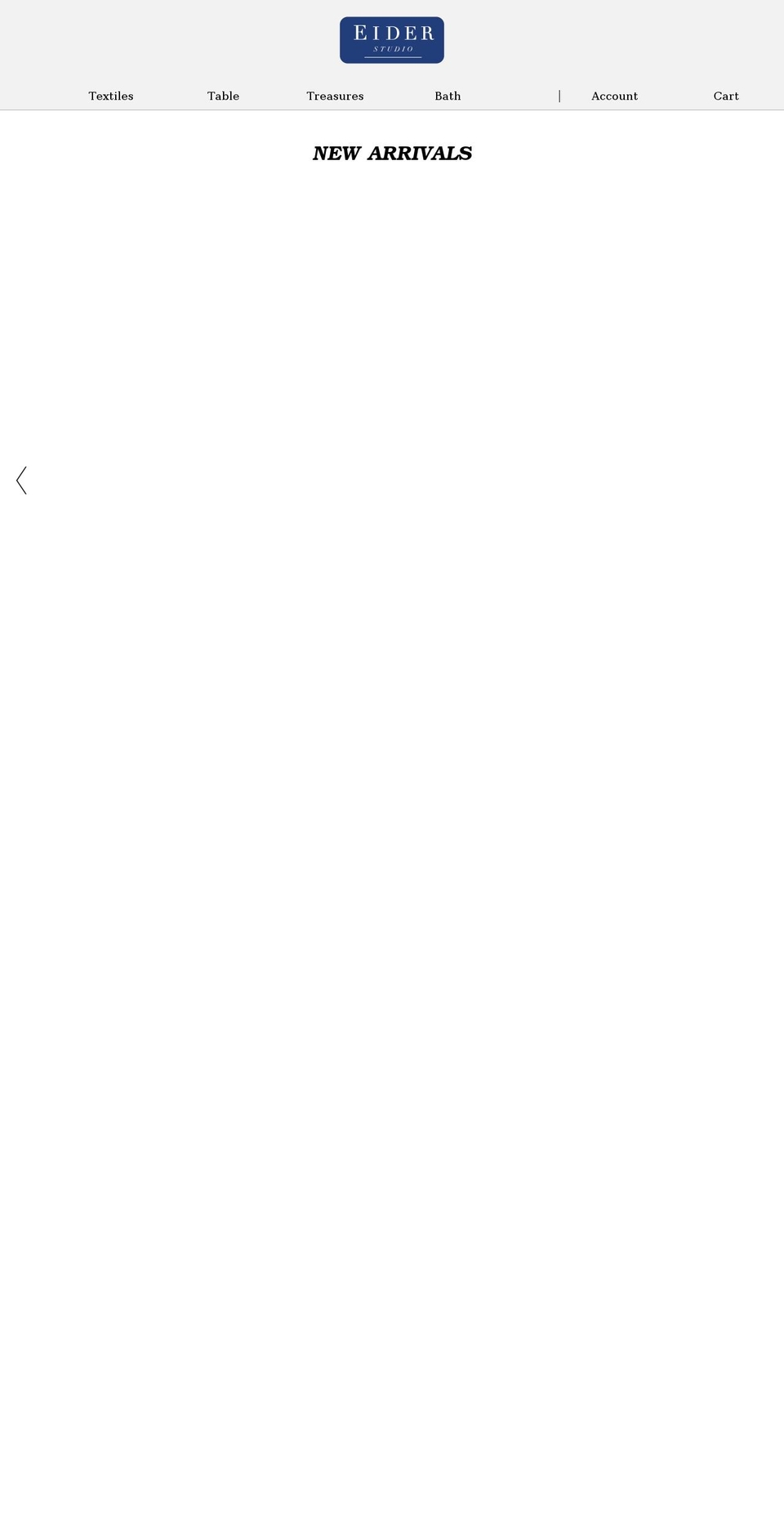 eiderstudio.com shopify website screenshot