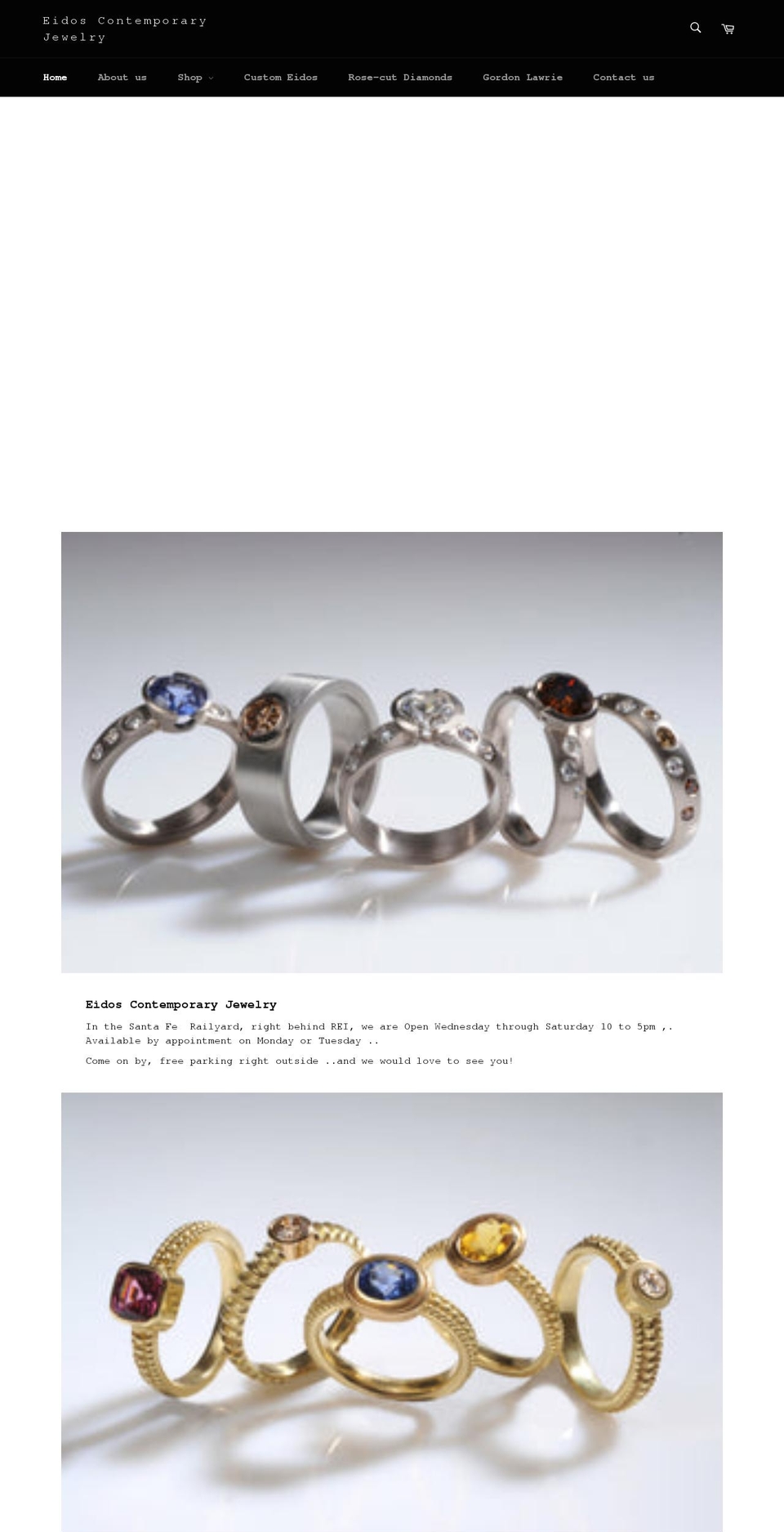 eidosjewels.com shopify website screenshot