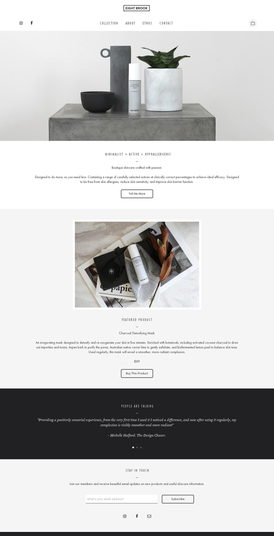 eightbrook.com shopify website screenshot