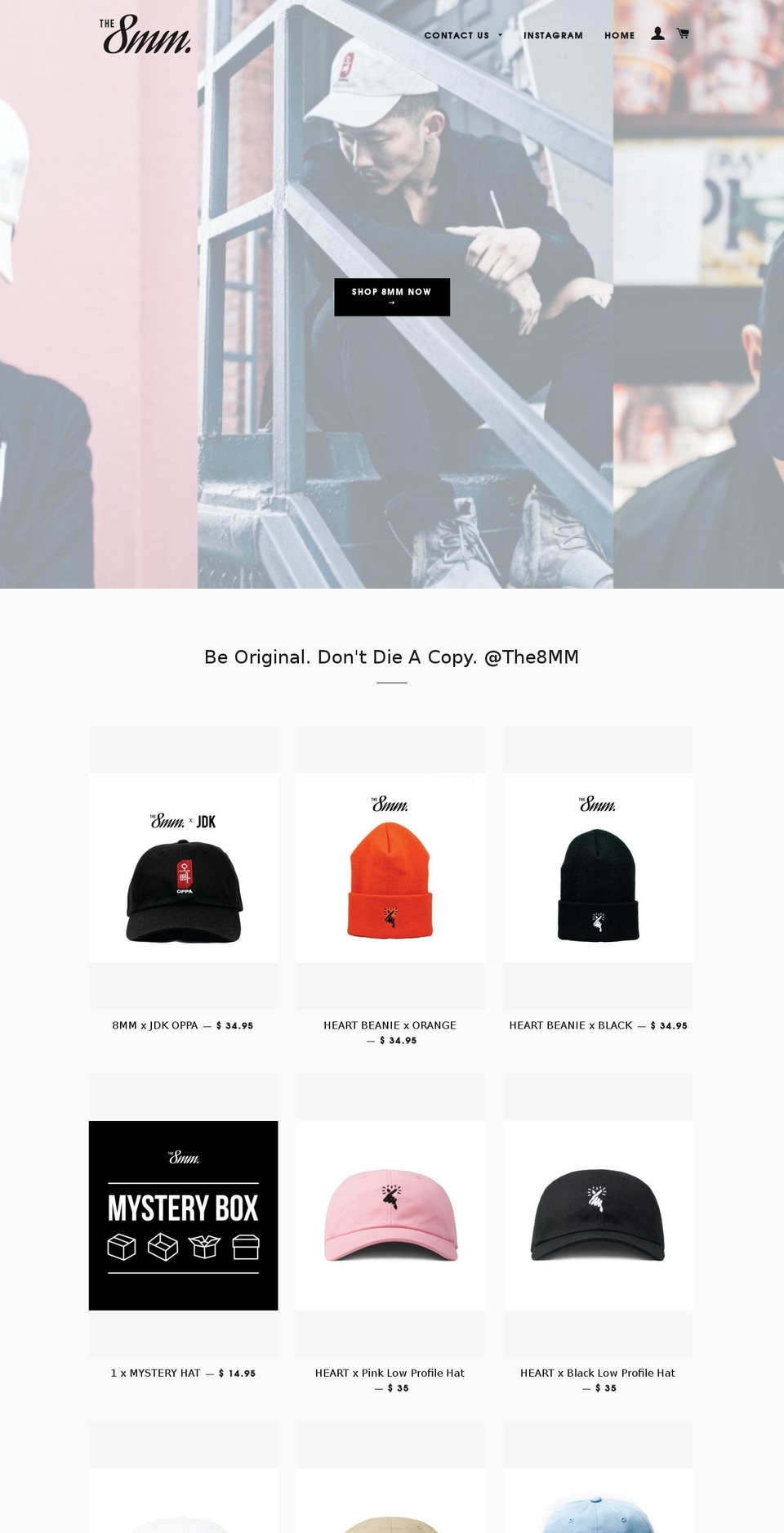 eightmarksman.com shopify website screenshot