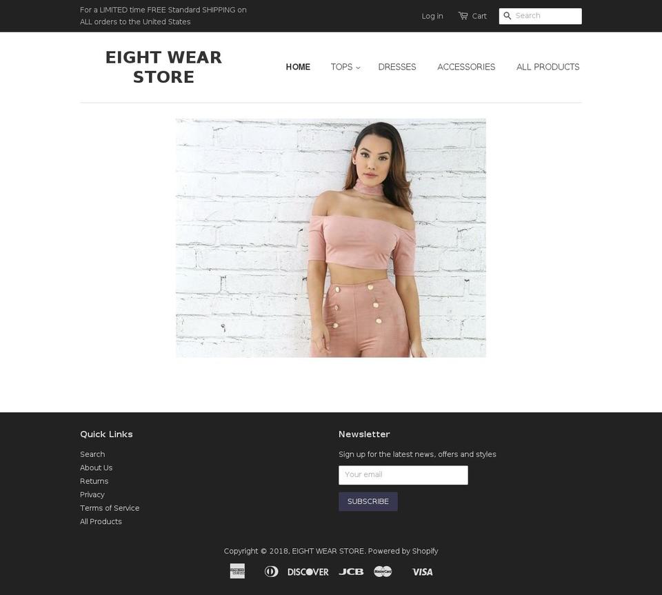 eightwear.com — Shopify storefront screenshot