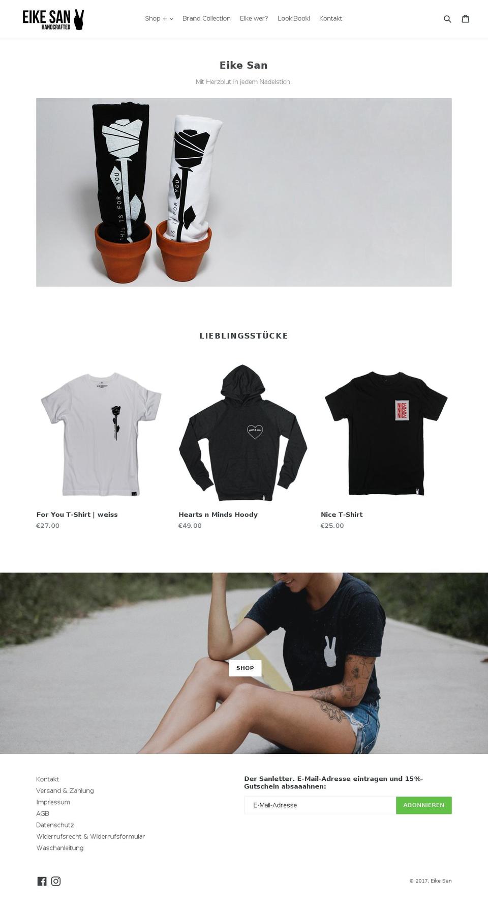 eikesan.com shopify website screenshot