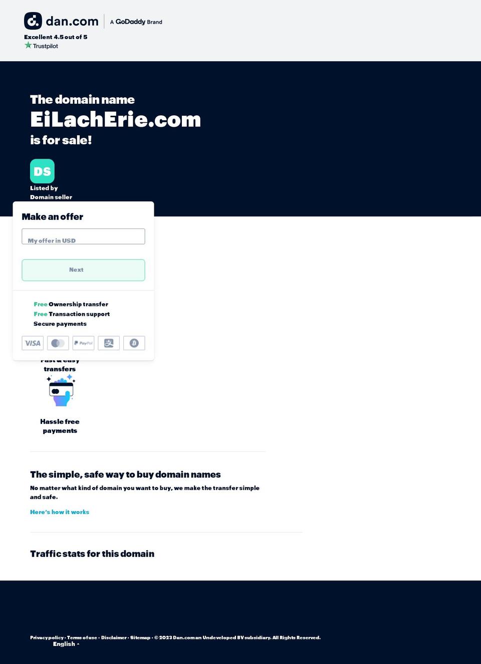 eilacherie.com — Shopify storefront screenshot