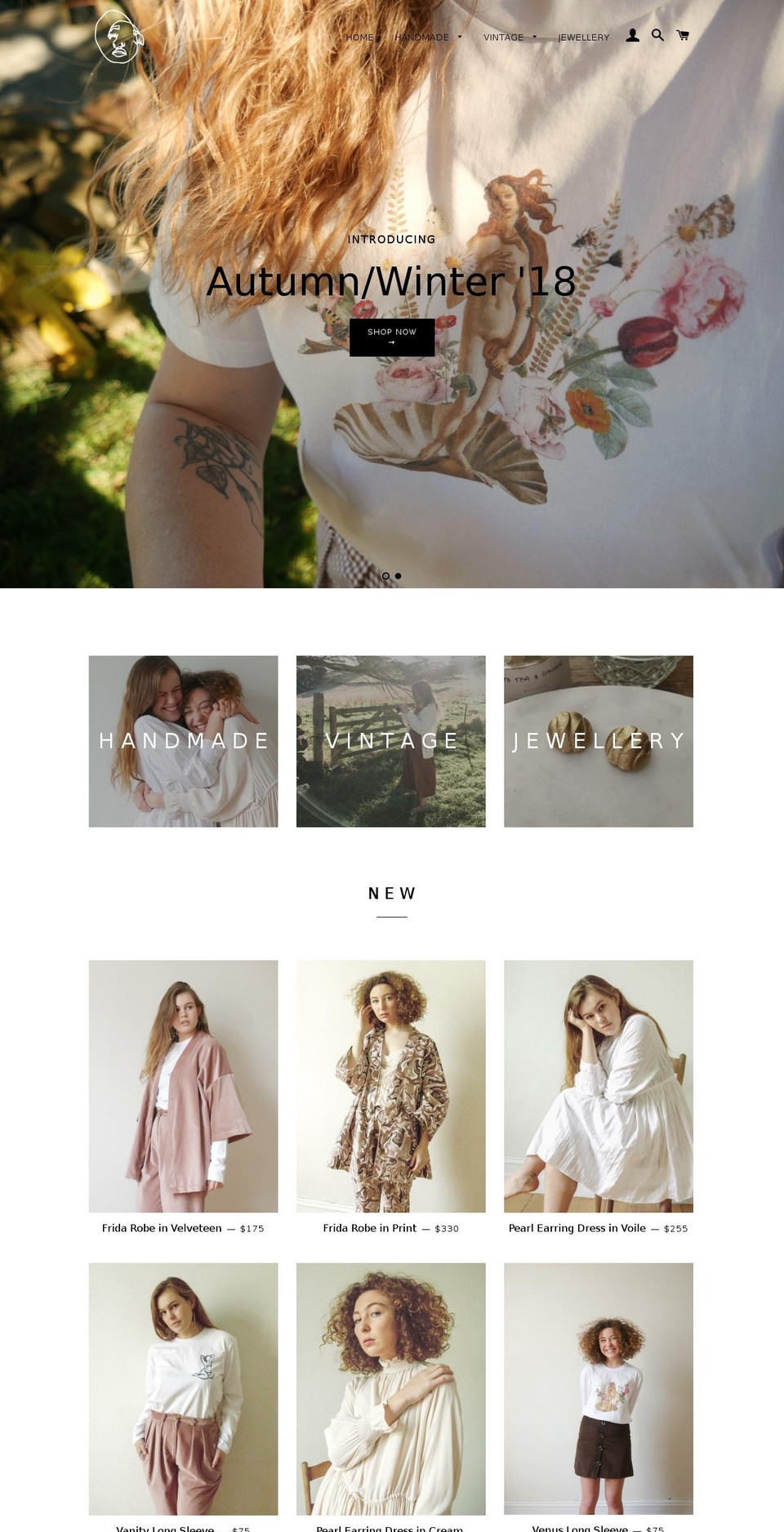 eilishandco.com — Shopify storefront screenshot