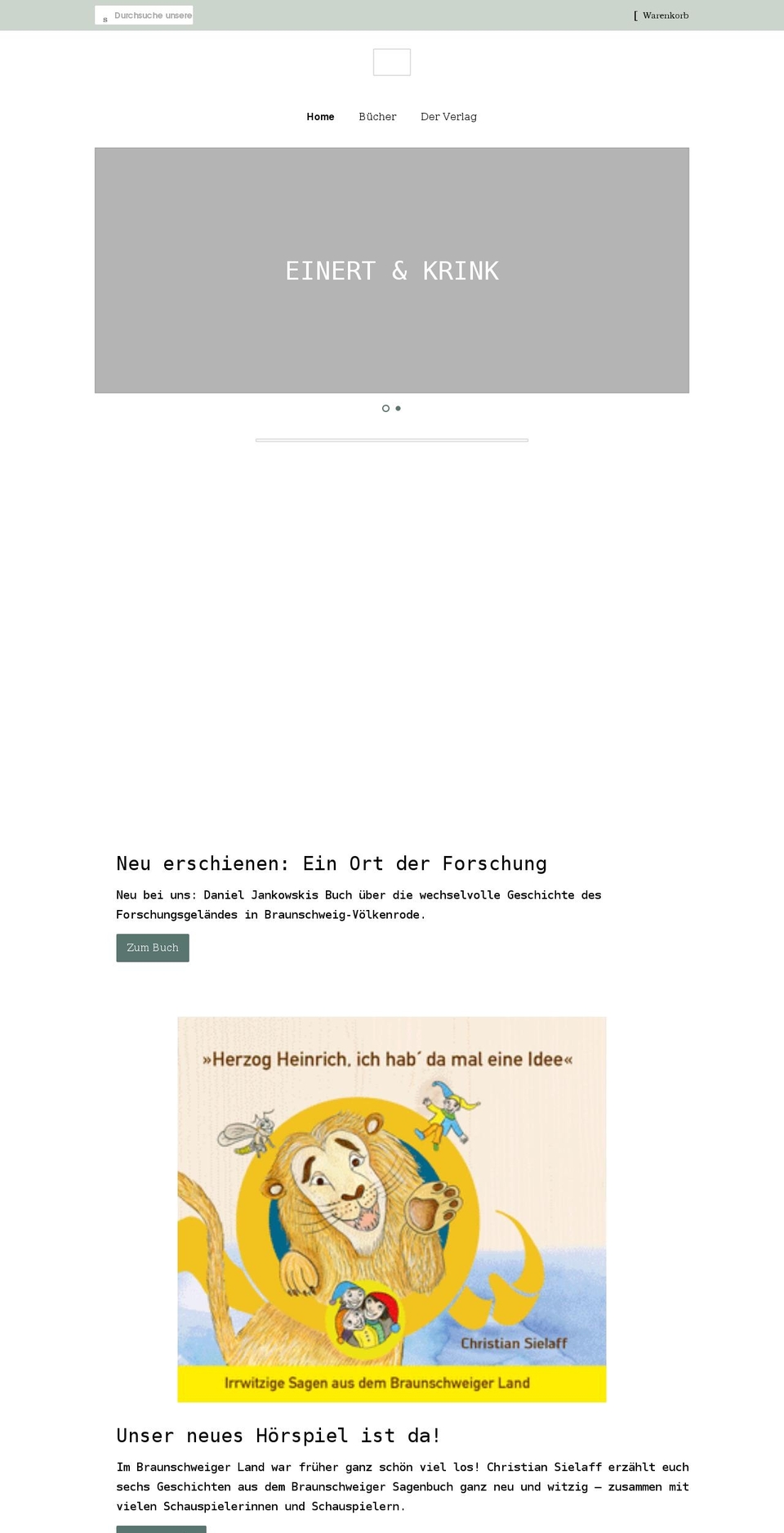 einert-krink.de shopify website screenshot