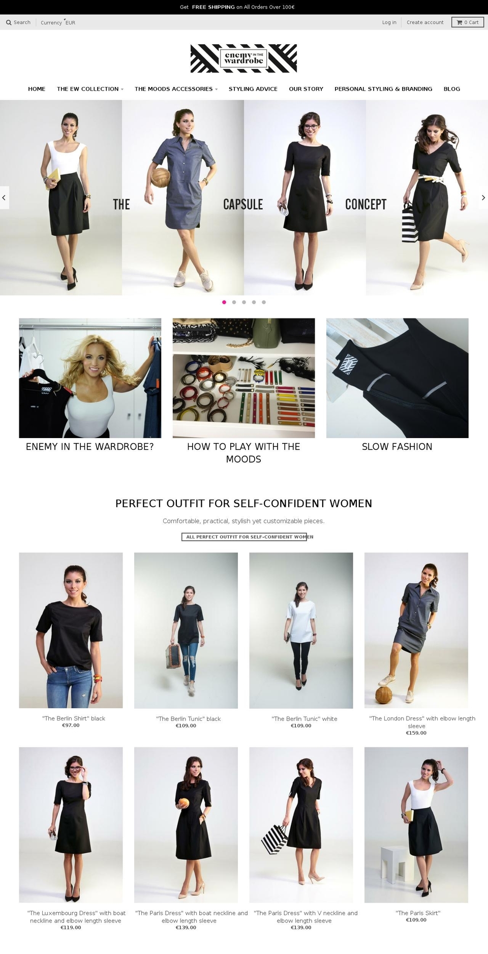 einthew.com shopify website screenshot