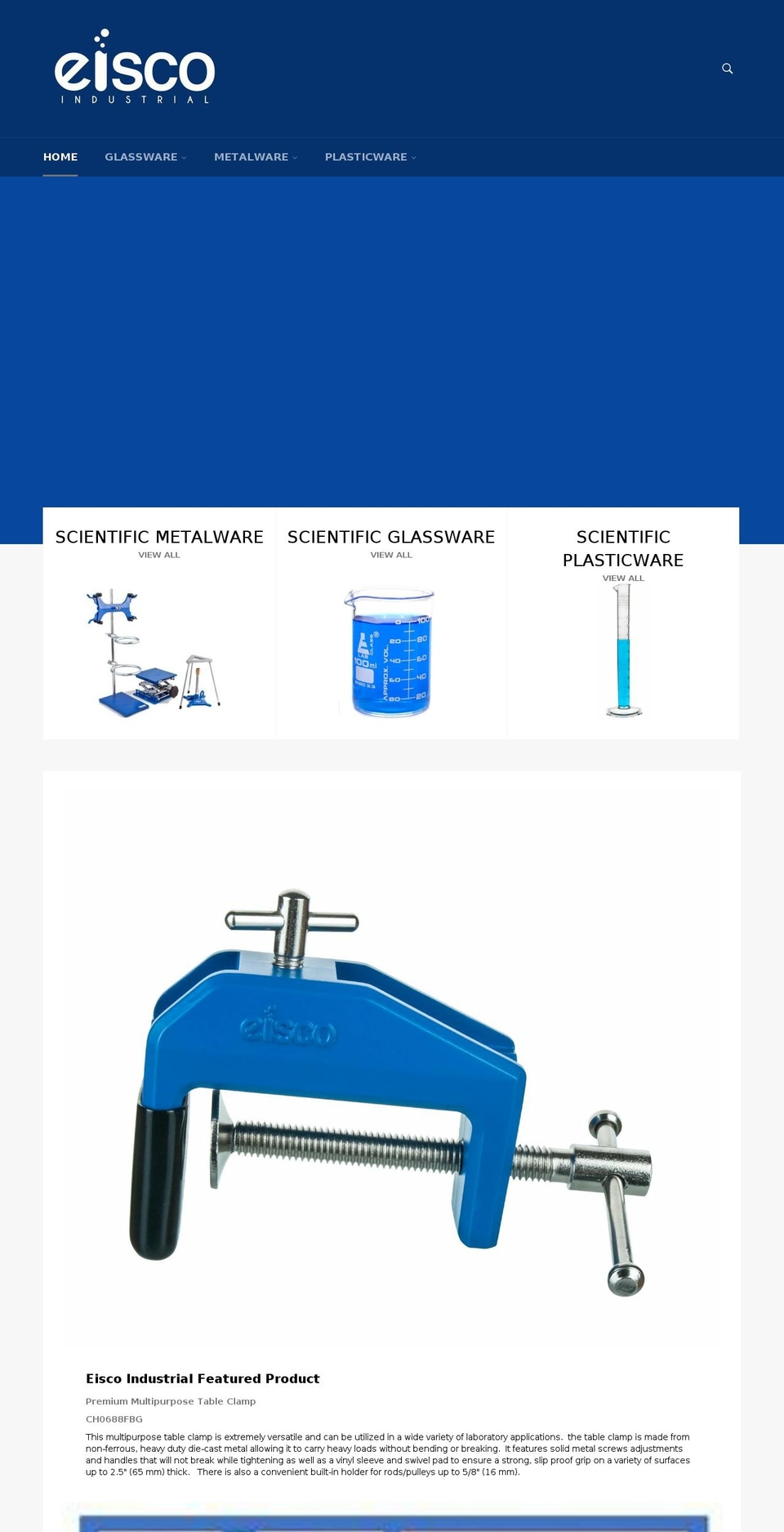 eiscoindustrial.com shopify website screenshot