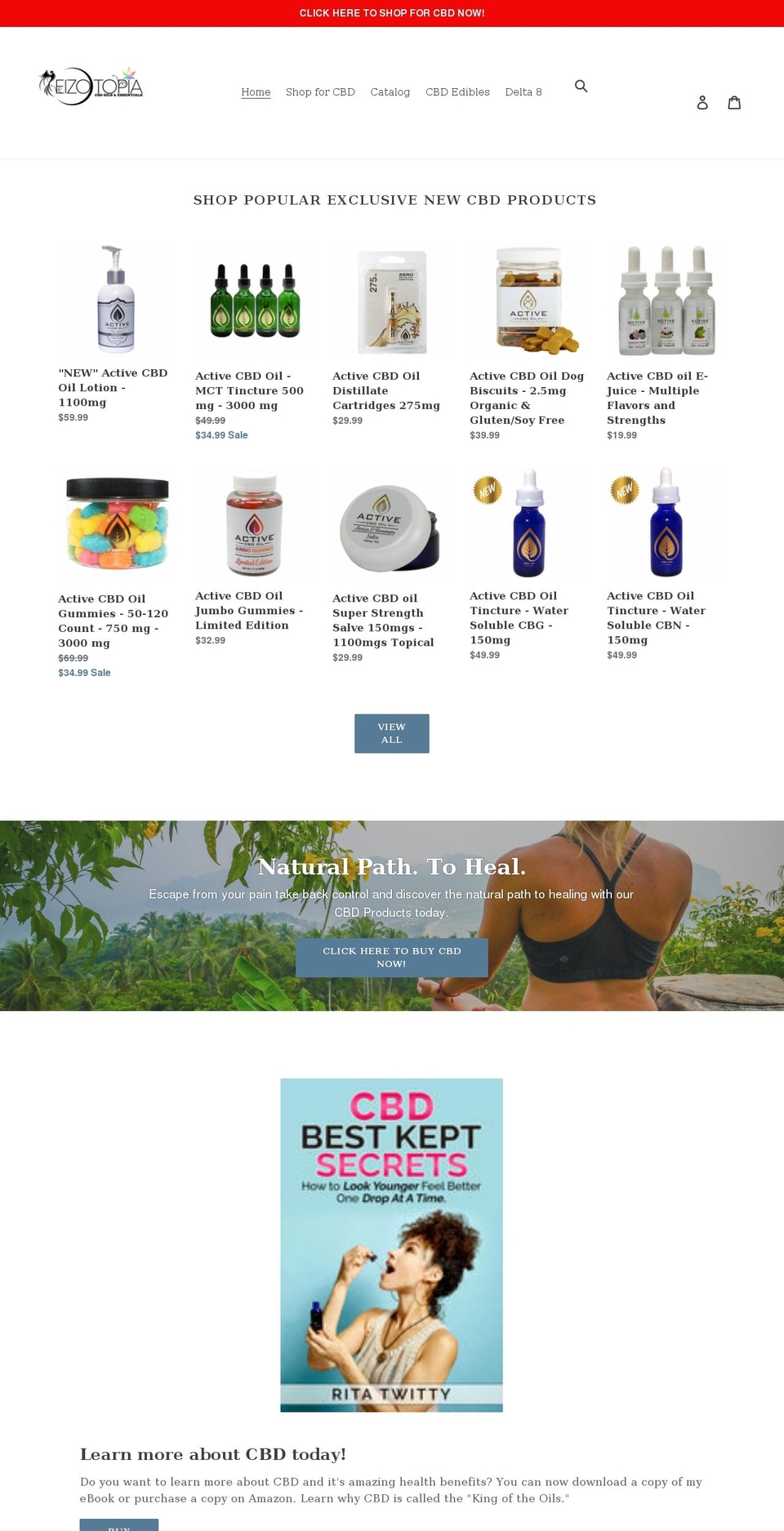 eizotopia.com shopify website screenshot