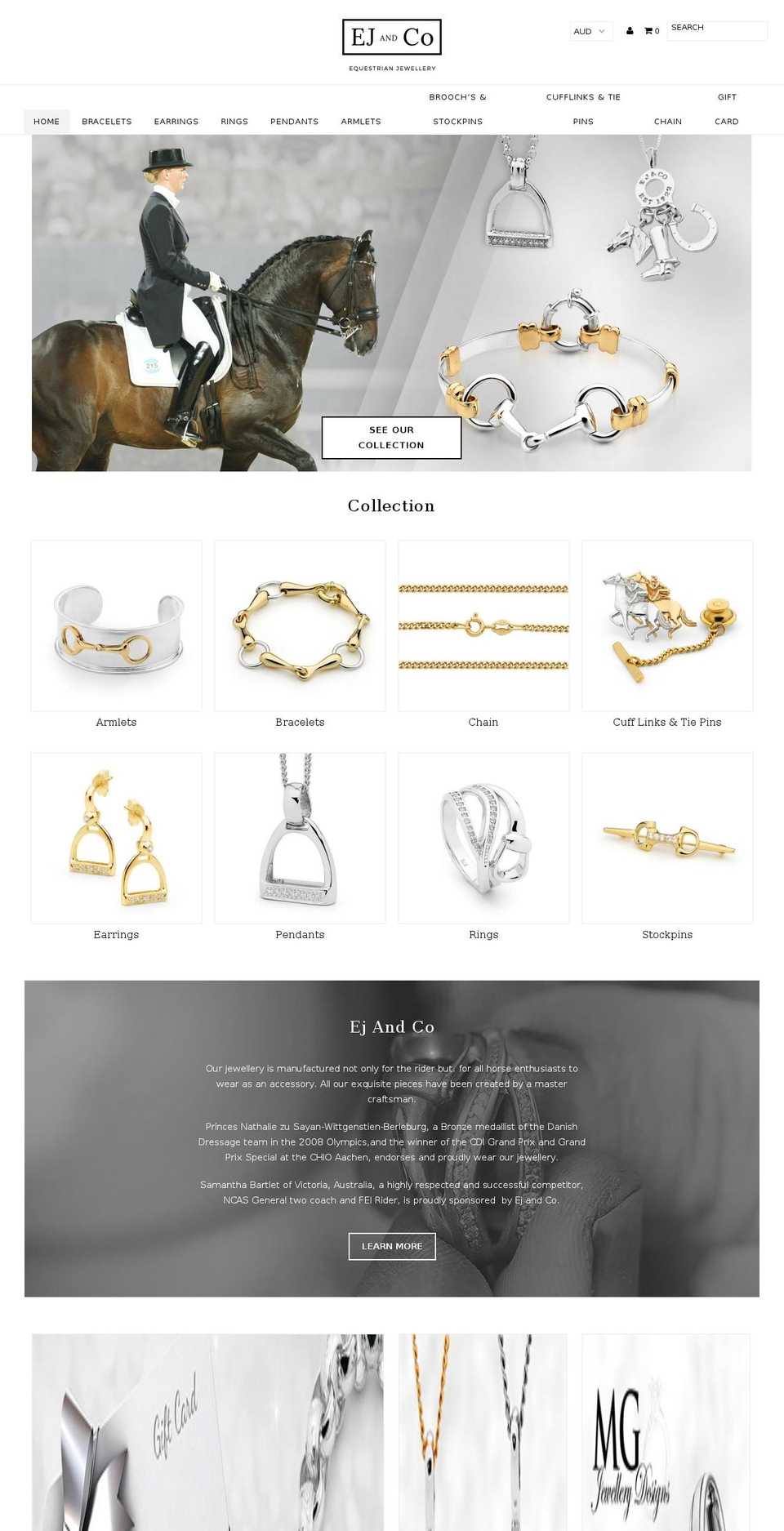 Fashionopolism Shopify theme site example ejandco.com.au