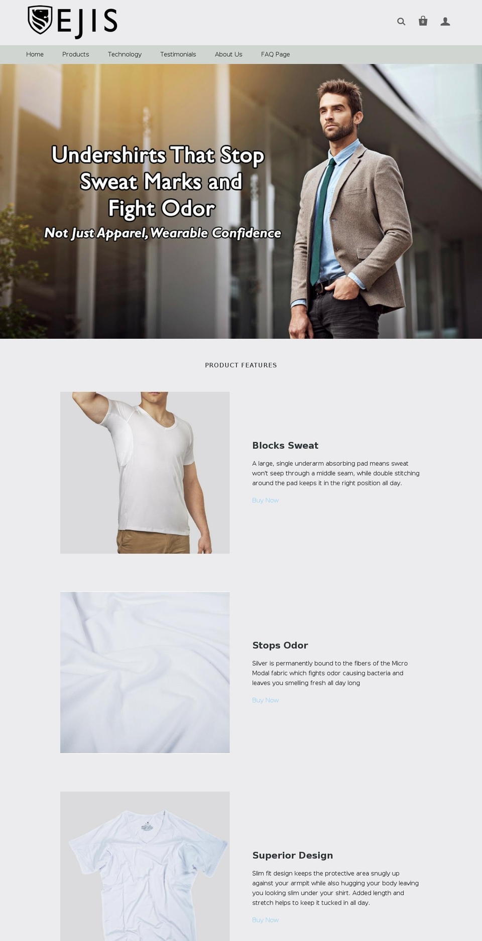 ejisinc.com shopify website screenshot