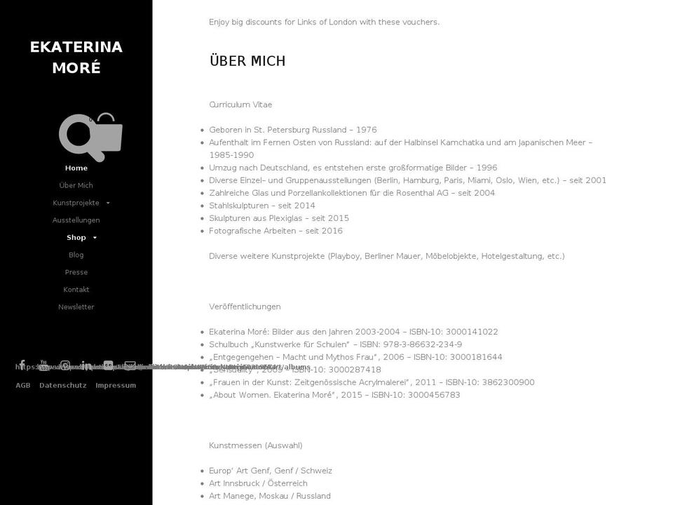 ekaterina-more.de shopify website screenshot