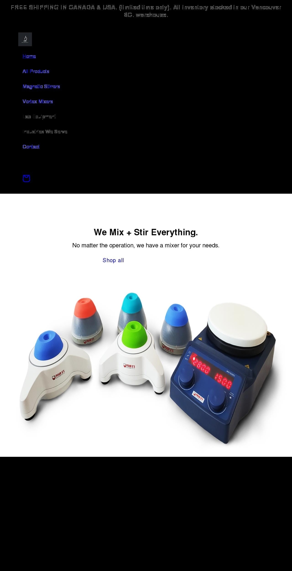 eklabsupply.com shopify website screenshot