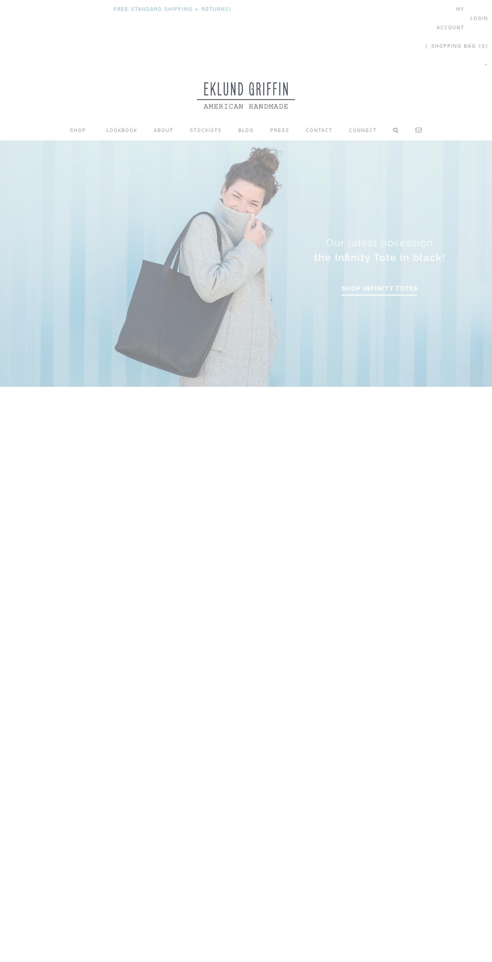 eklundgriffin.com shopify website screenshot