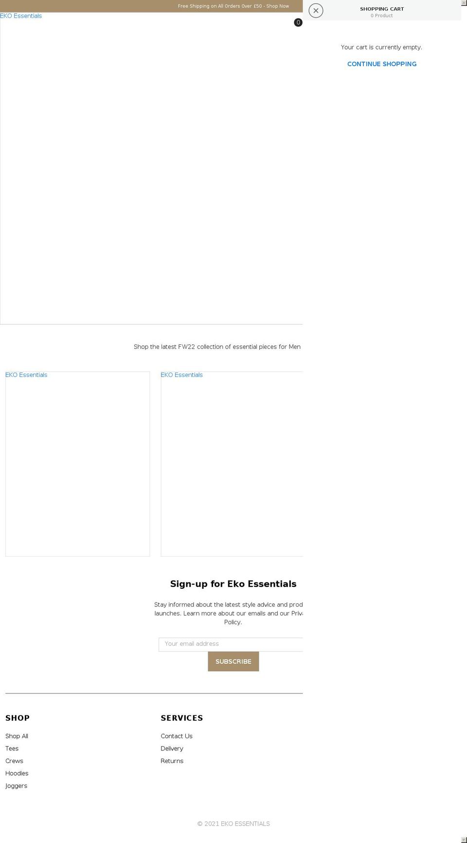 ekoessentials.com shopify website screenshot