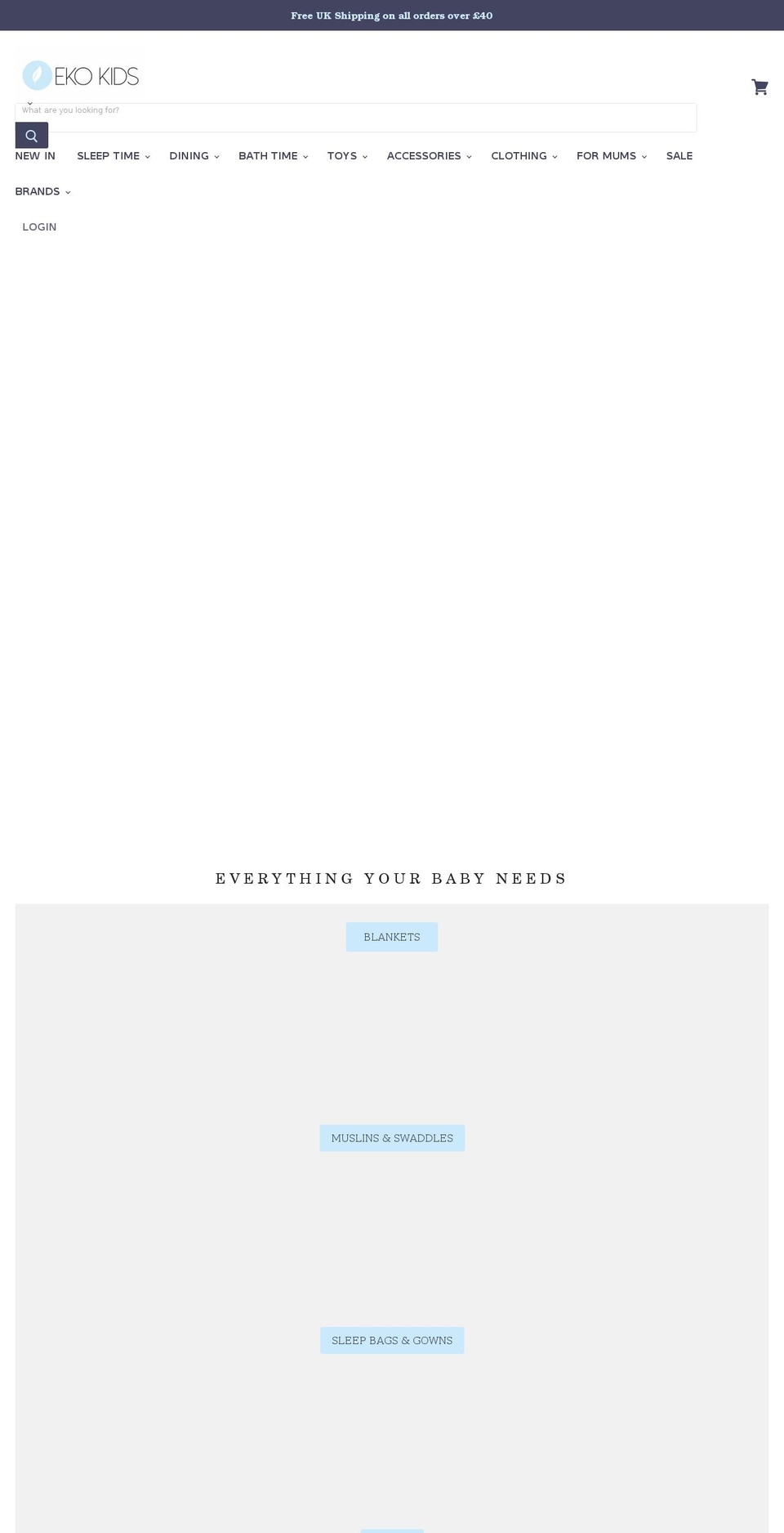 ekokids.co.uk shopify website screenshot