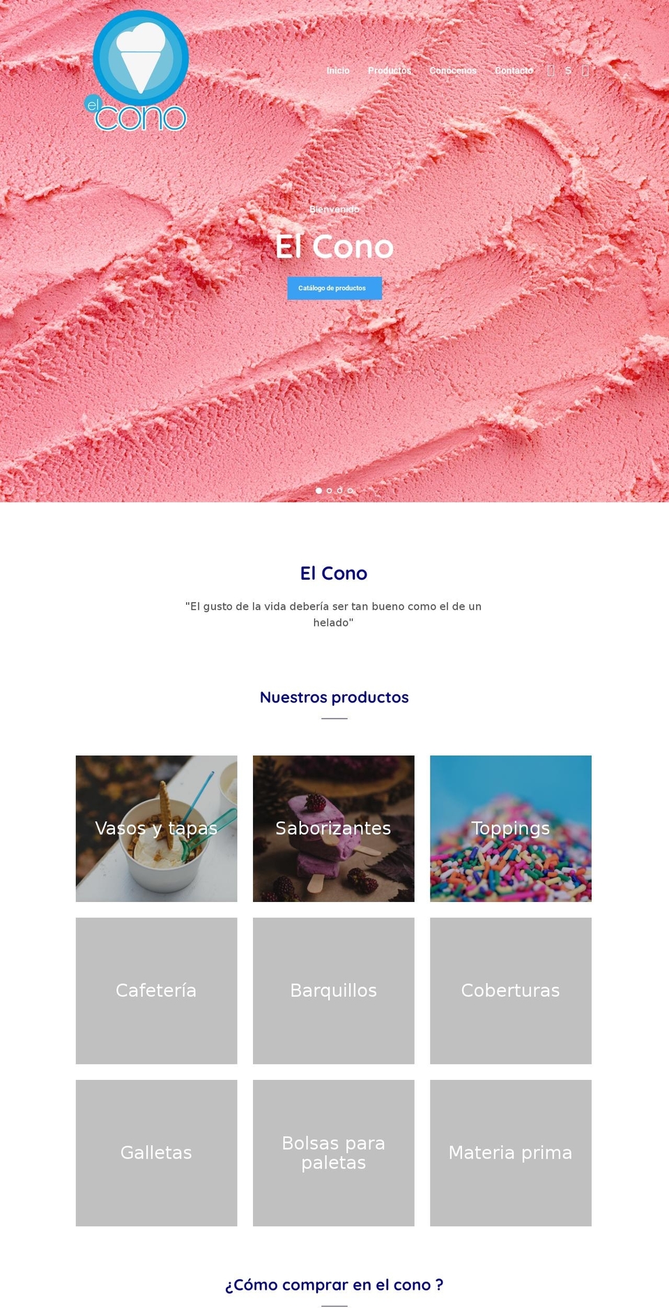 el-cono.com.mx shopify website screenshot