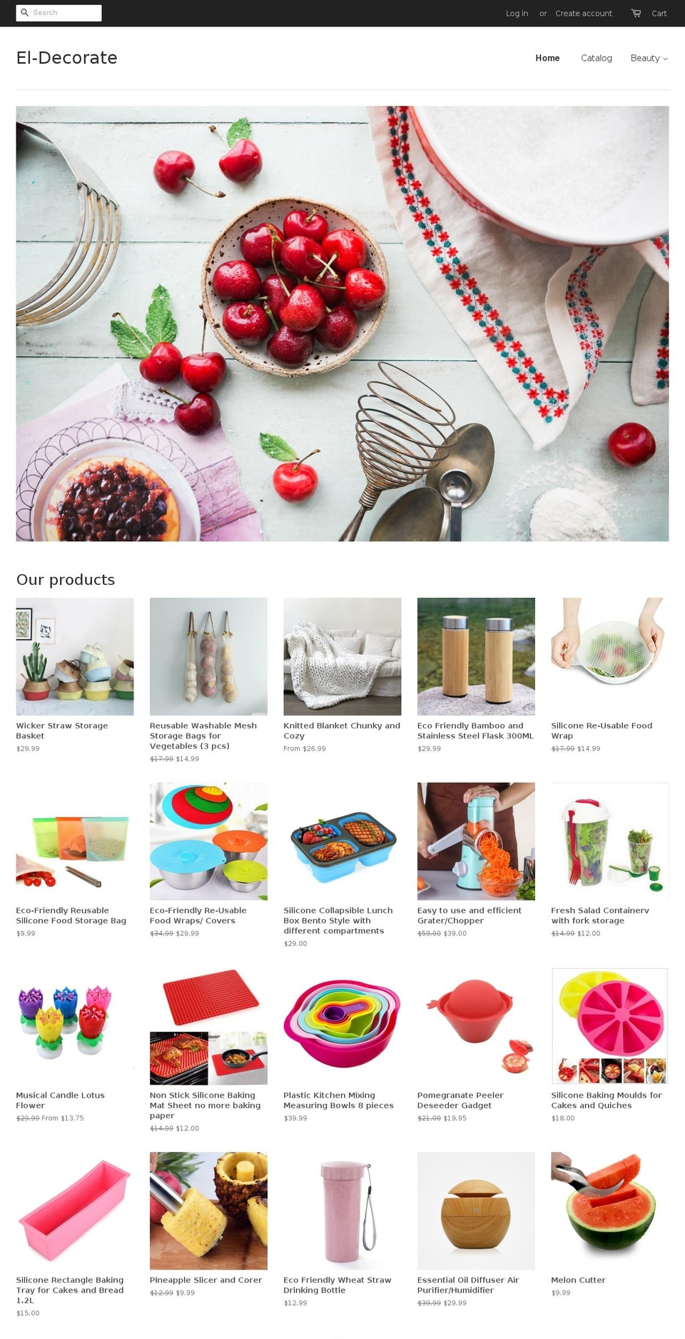 el-decorate.com — Shopify storefront screenshot