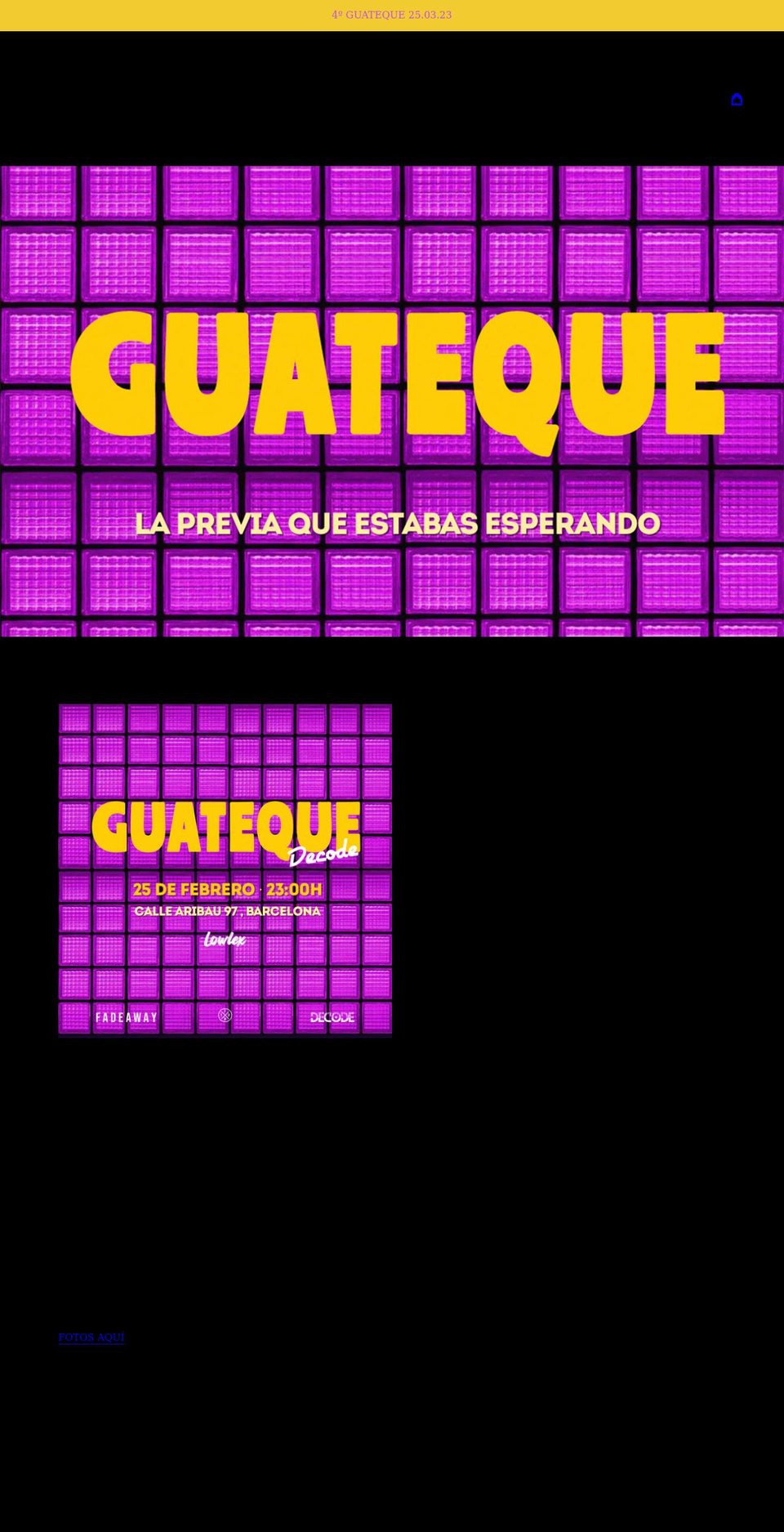 el-guateque.com shopify website screenshot