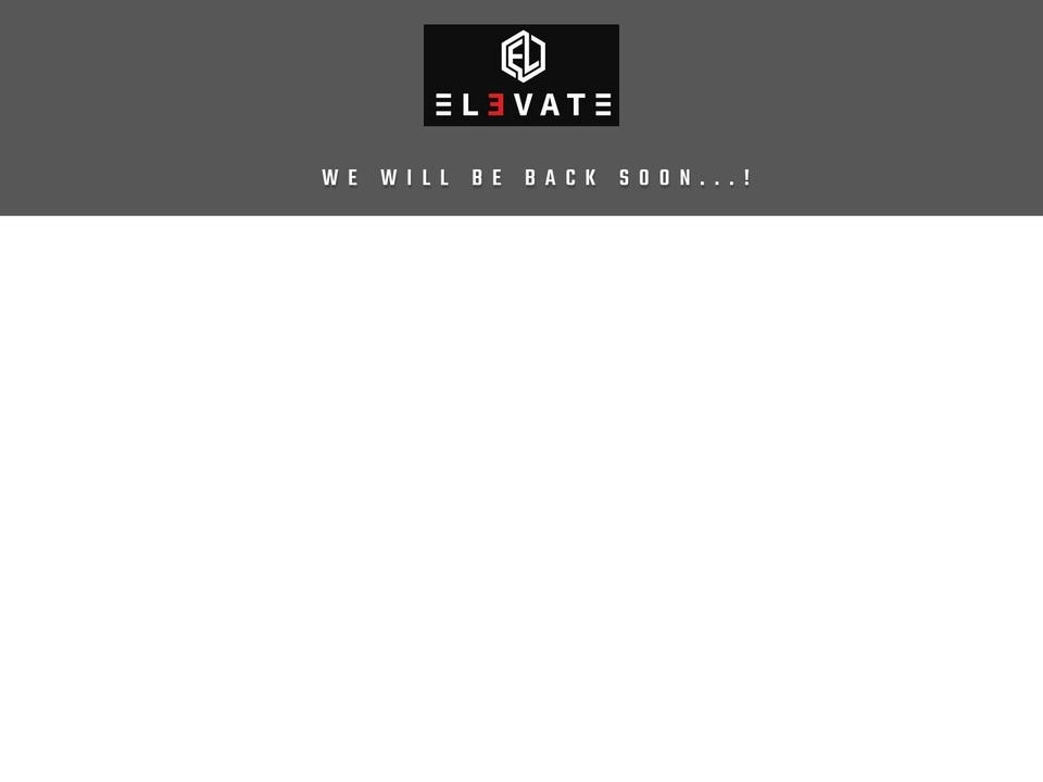 el3vatestore.com shopify website screenshot