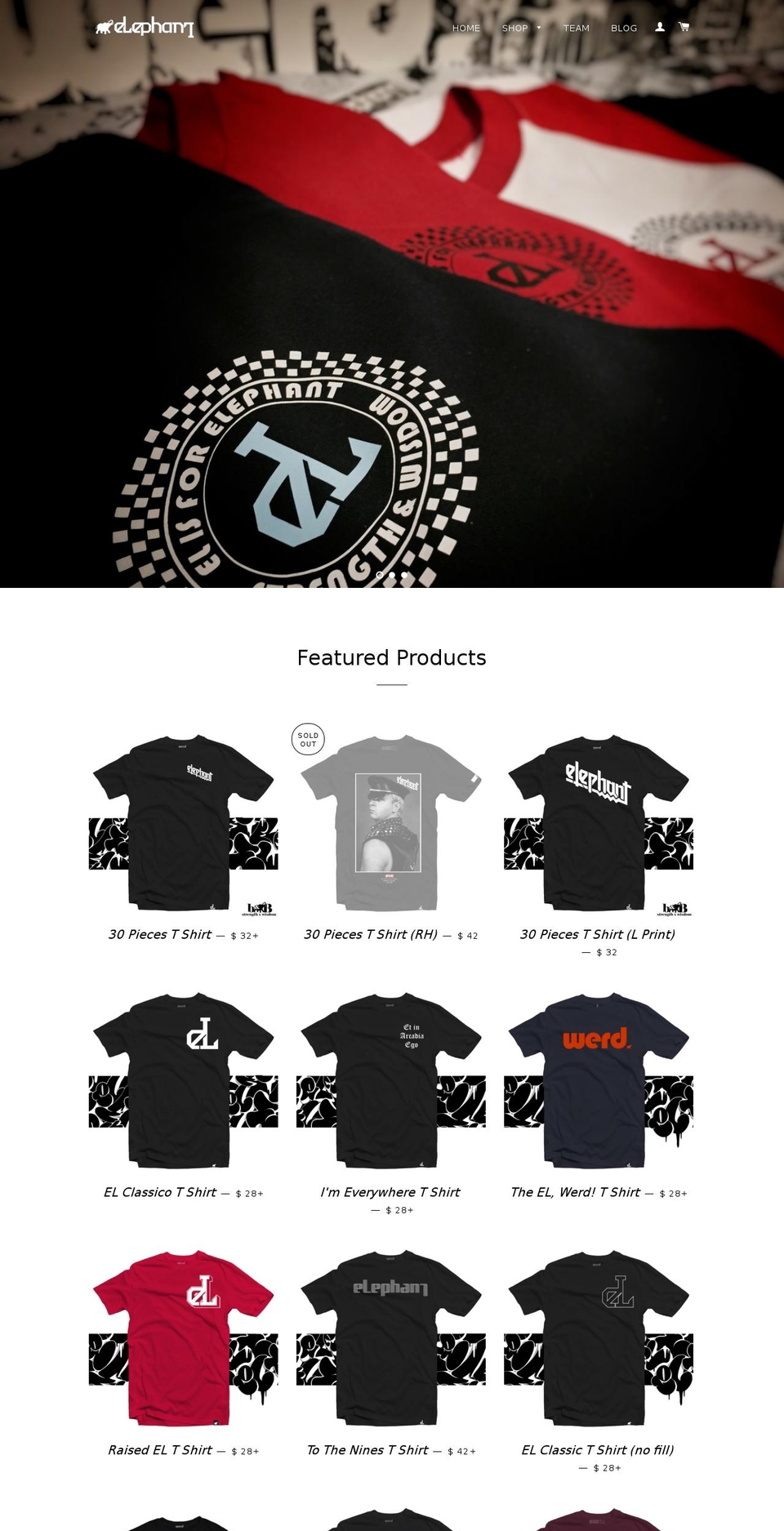 el4lfnt.com shopify website screenshot
