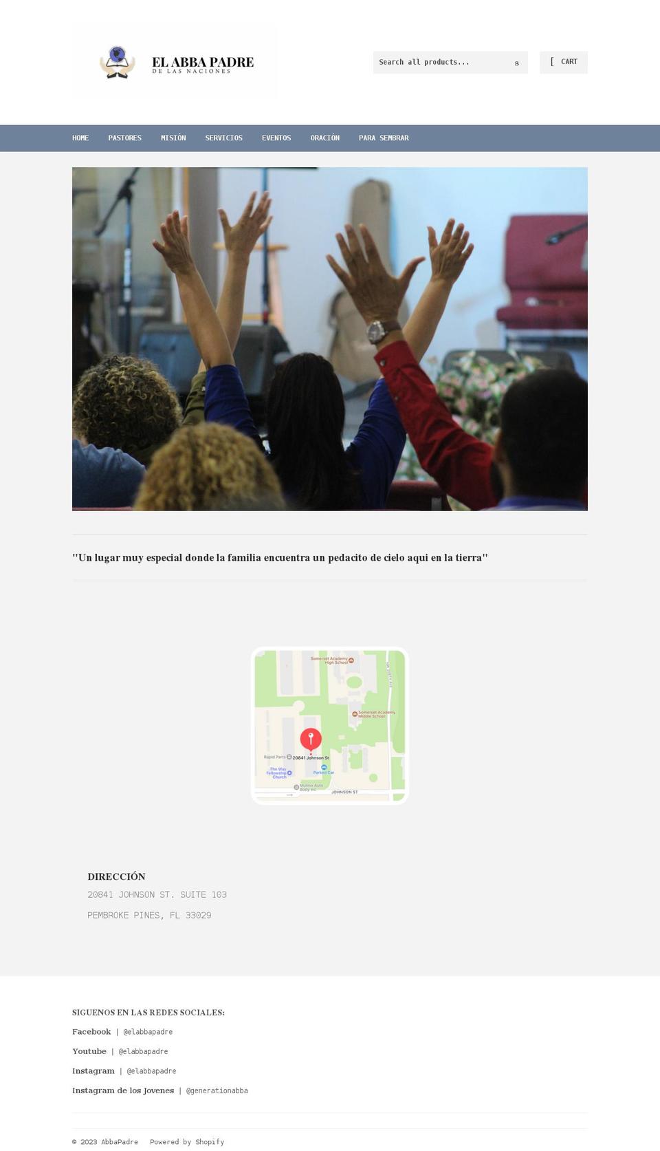 elabbapadre.org shopify website screenshot